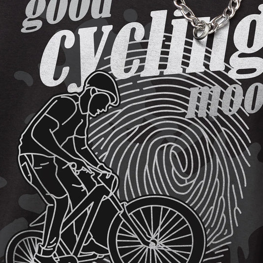 Cycling Mood Men's Graphic Printed Oversized T-Shirt