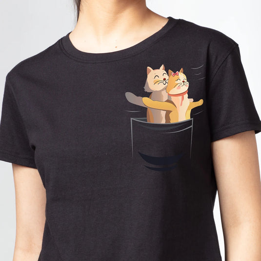 Titanic Cats Croptop Graphic Printed T-Shirt for Women