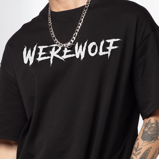 WereWolf Men's Graphic Printed Oversized T-Shirts