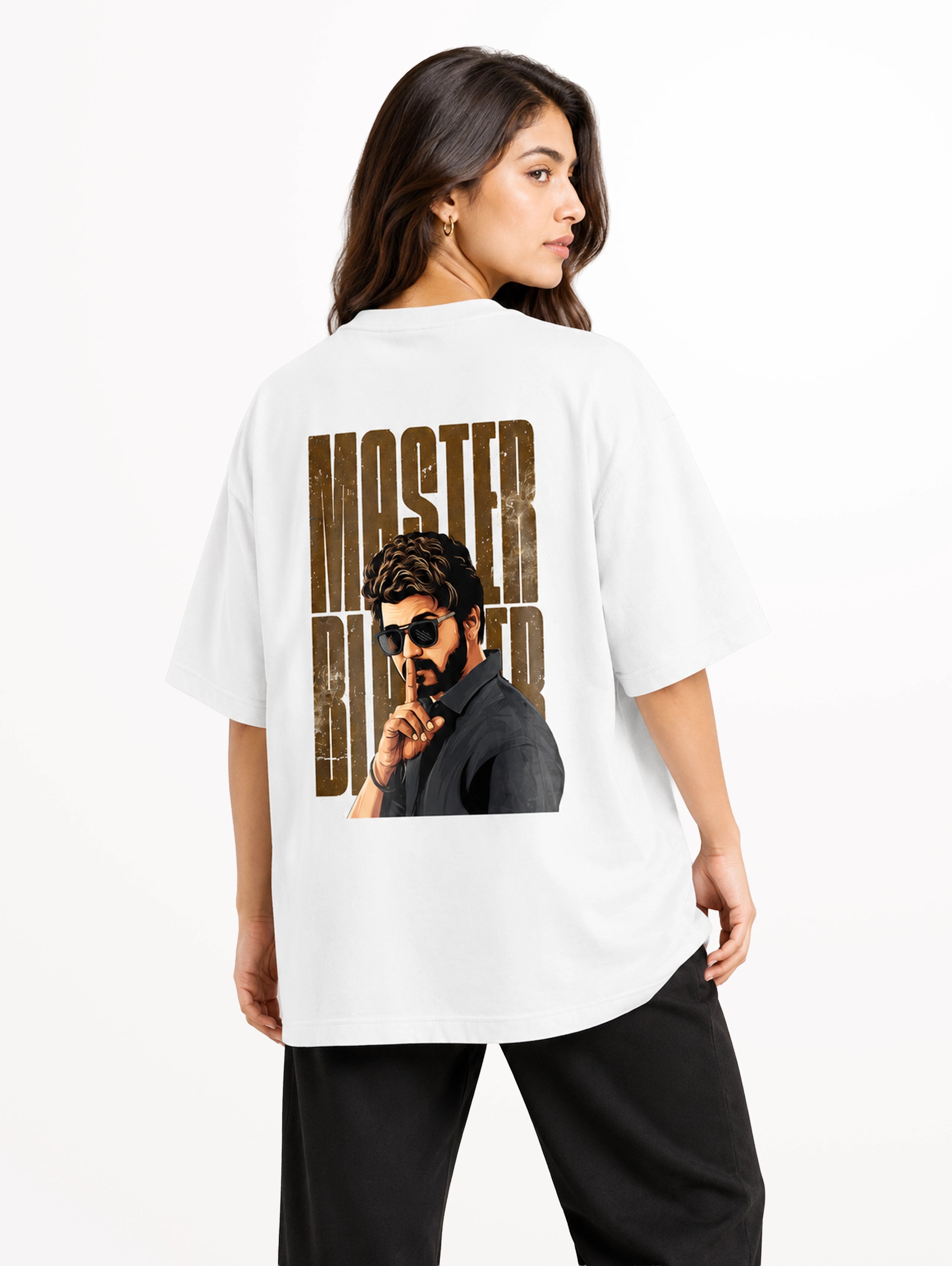 Women's Master Vijay Thalapathy T-Shirt – White