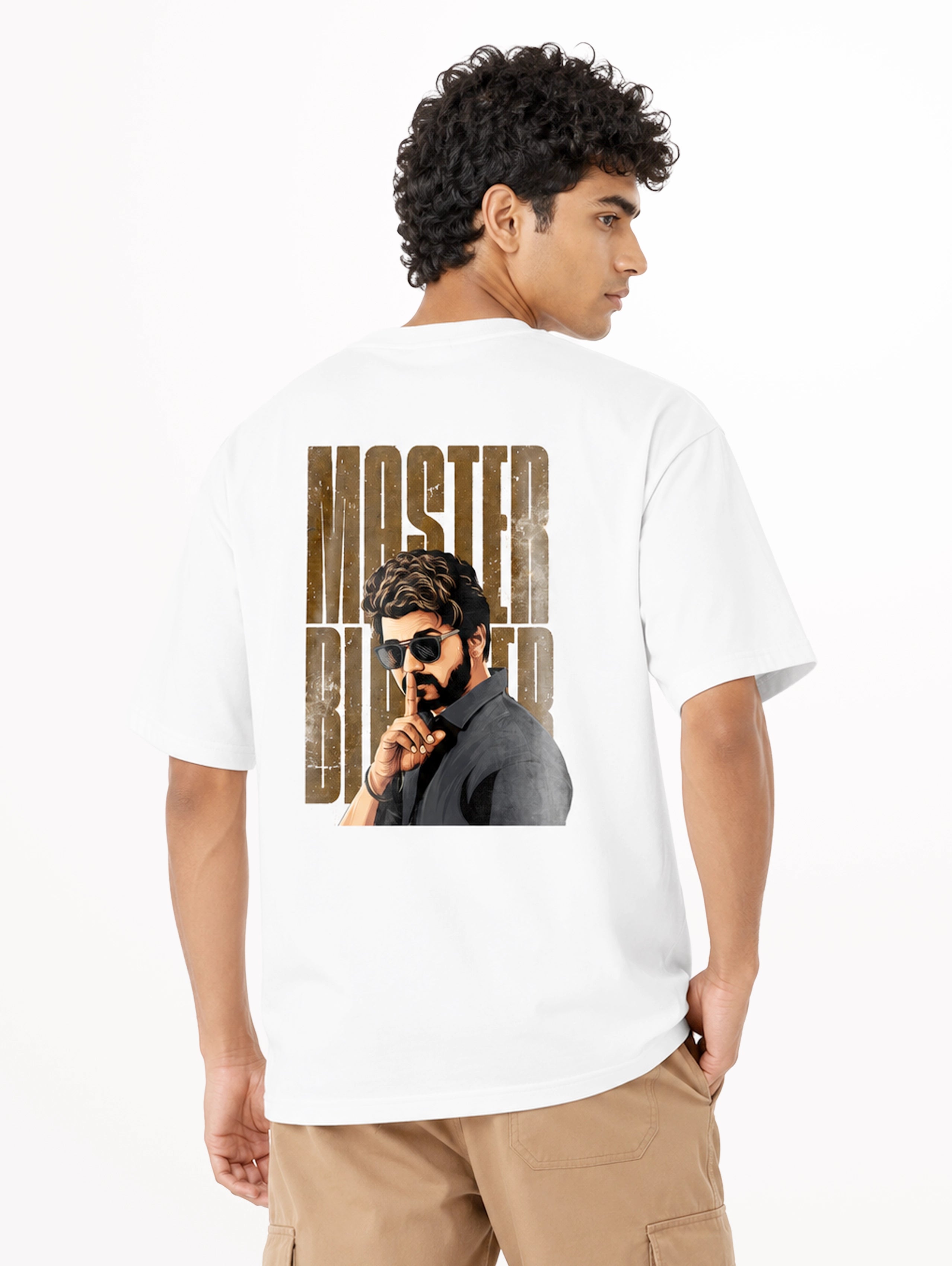 Men's Master Vijay Thalapathy T-Shirt – White