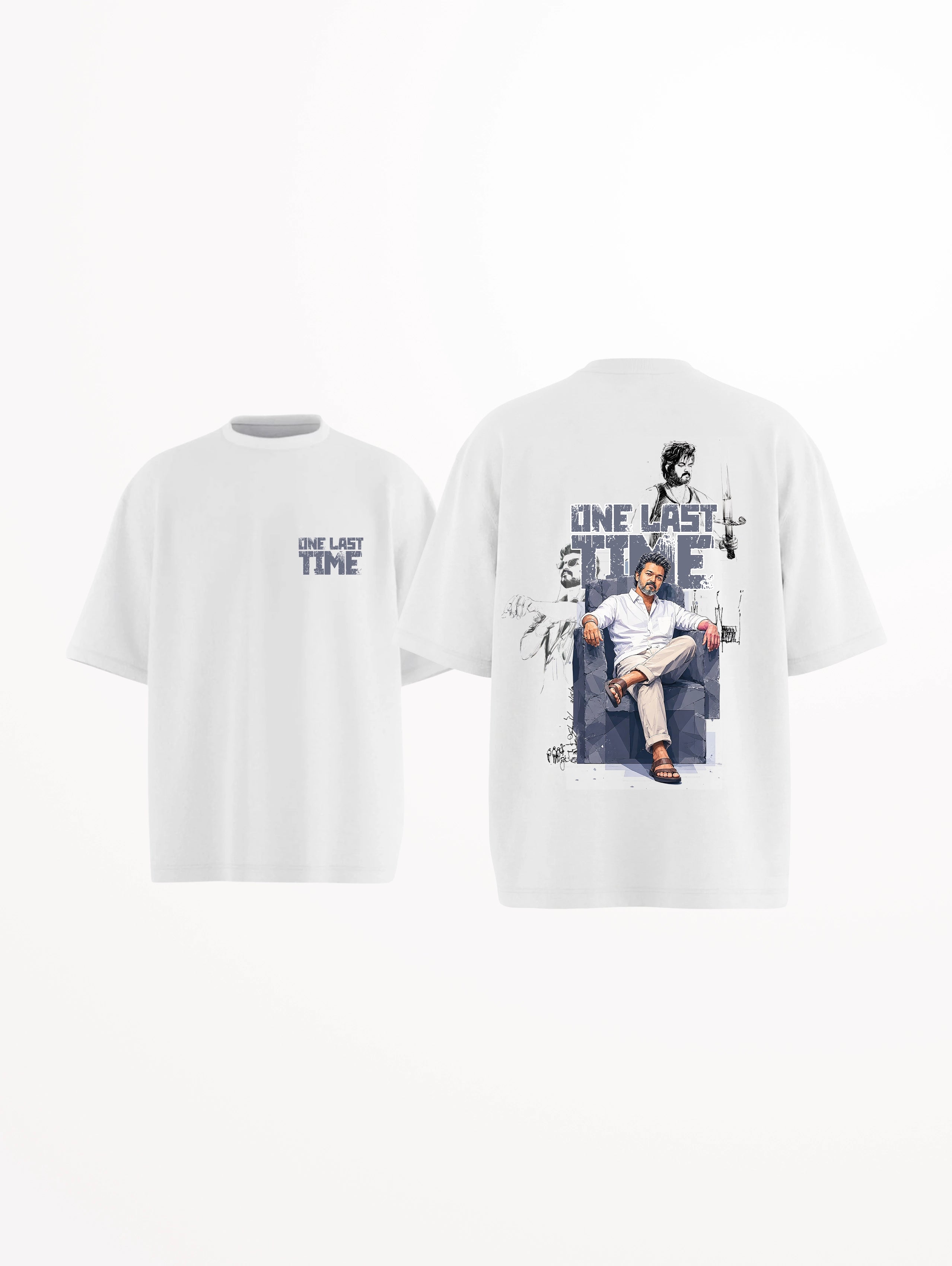 Women's Thalapathy One Last Time Legacy T-Shirt – White