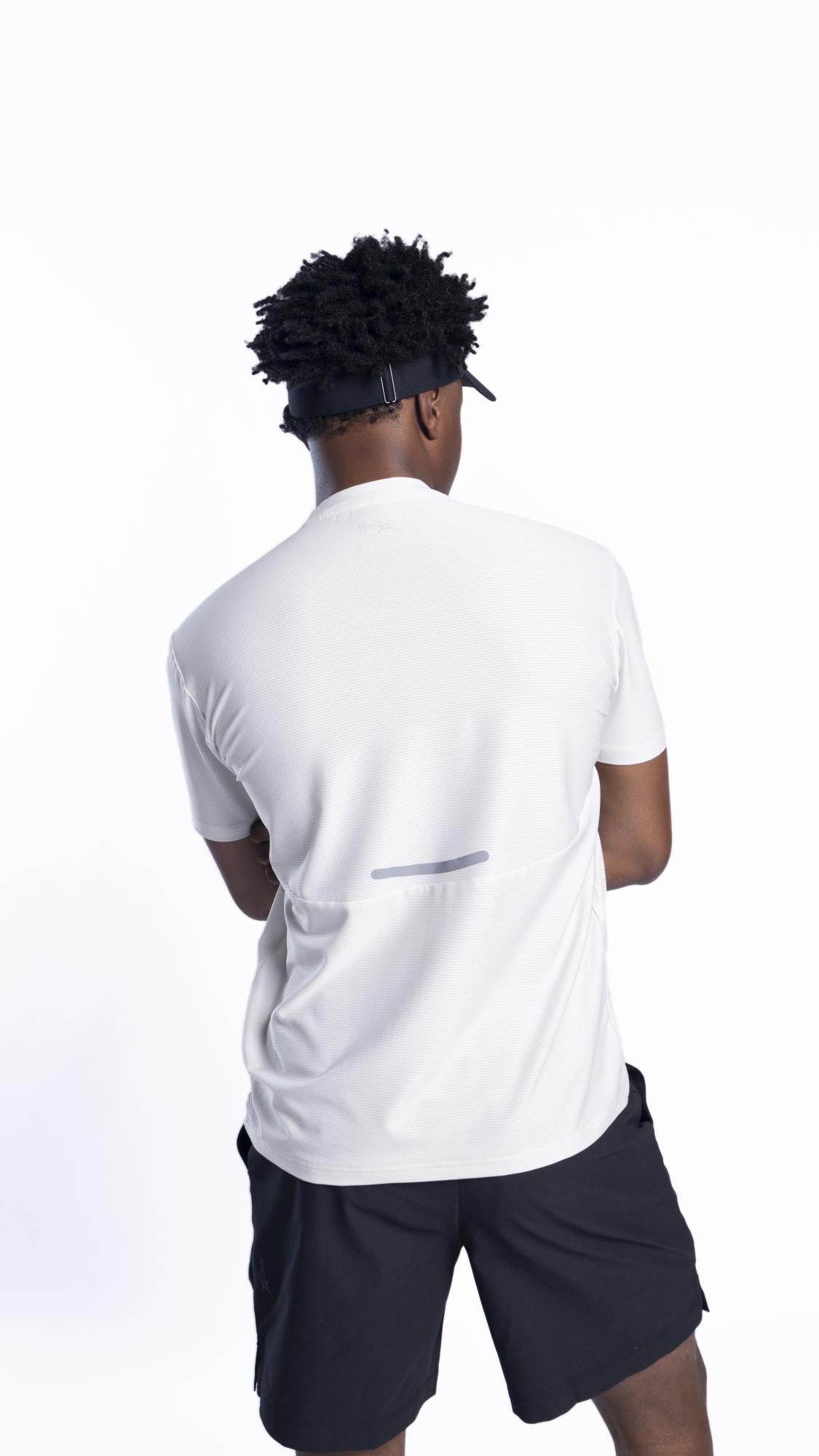 Xalt Life Aerodynamic Pulse Tee Pearl White CREW NECK