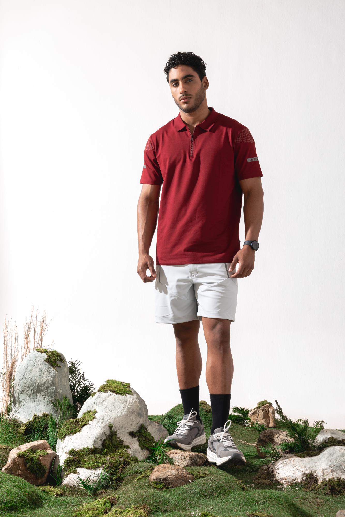 Xalt Life Aximo Polo Maroon POLO