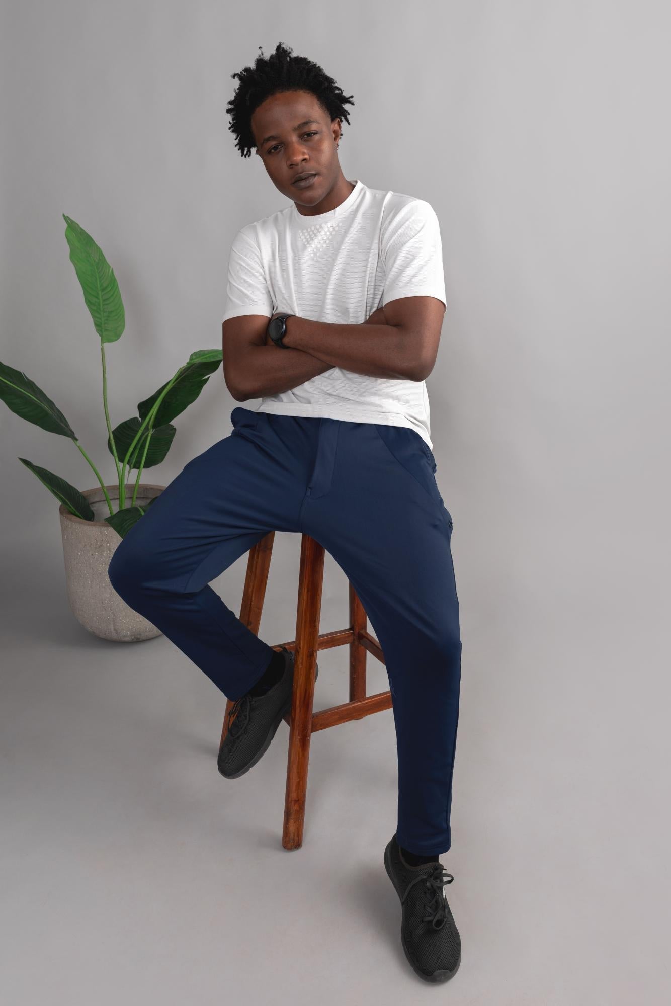 Xalt Life Flex Hybrid Jogger – men’s nylon fleece athleisure joggers for travel and gym