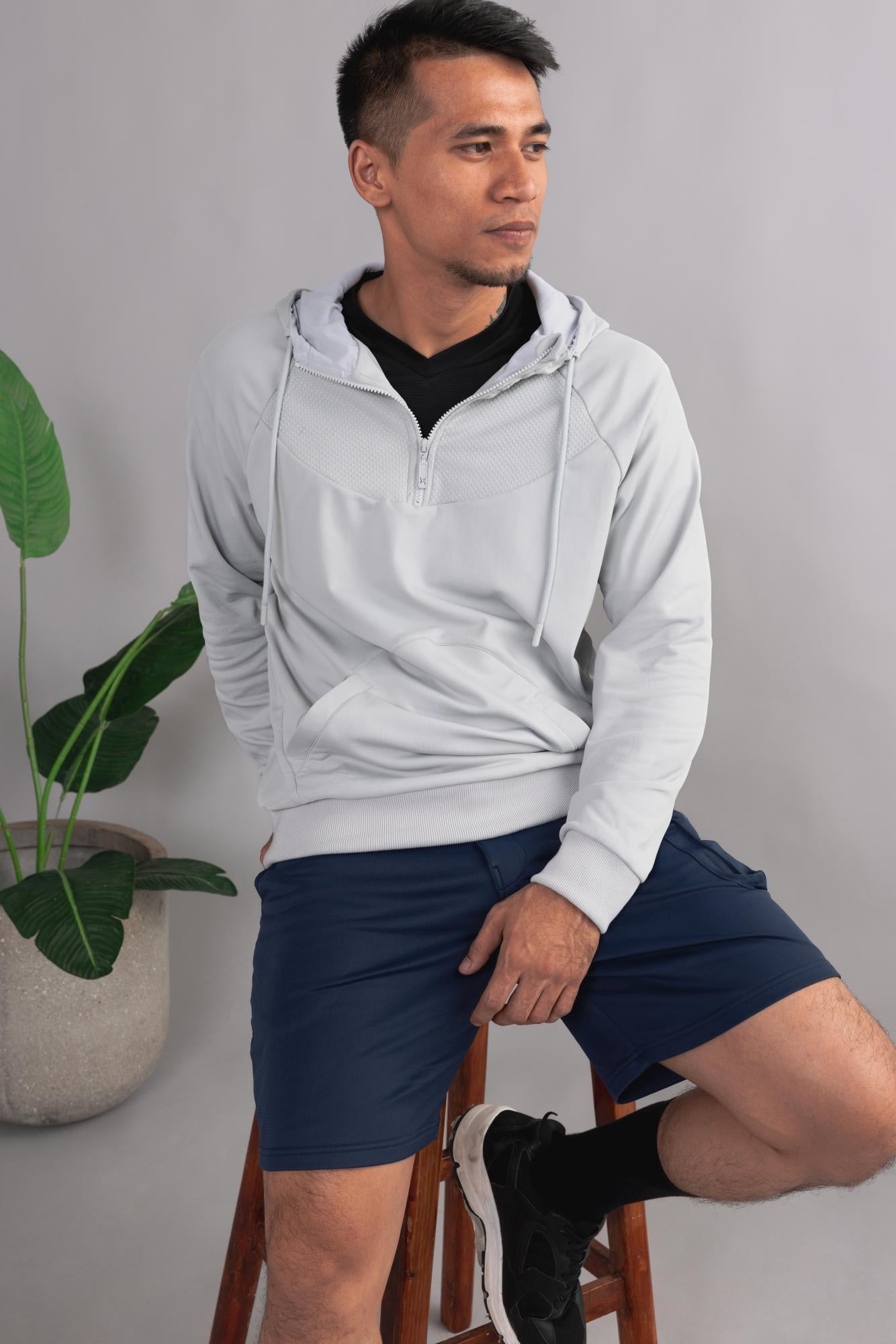 Xalt Life Flex Terrain Hood – men’s Flex Shield Nylon hoodie for travel and workout