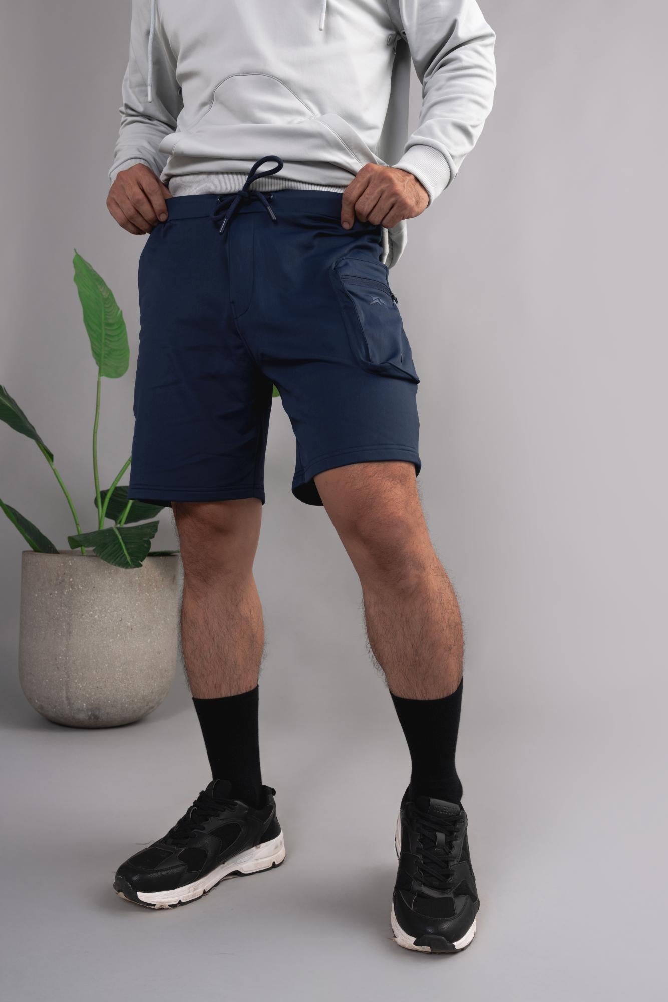 Xalt Life Flex Terrain Shorts – men’s nylon fleece athleisure cargo shorts for comfort