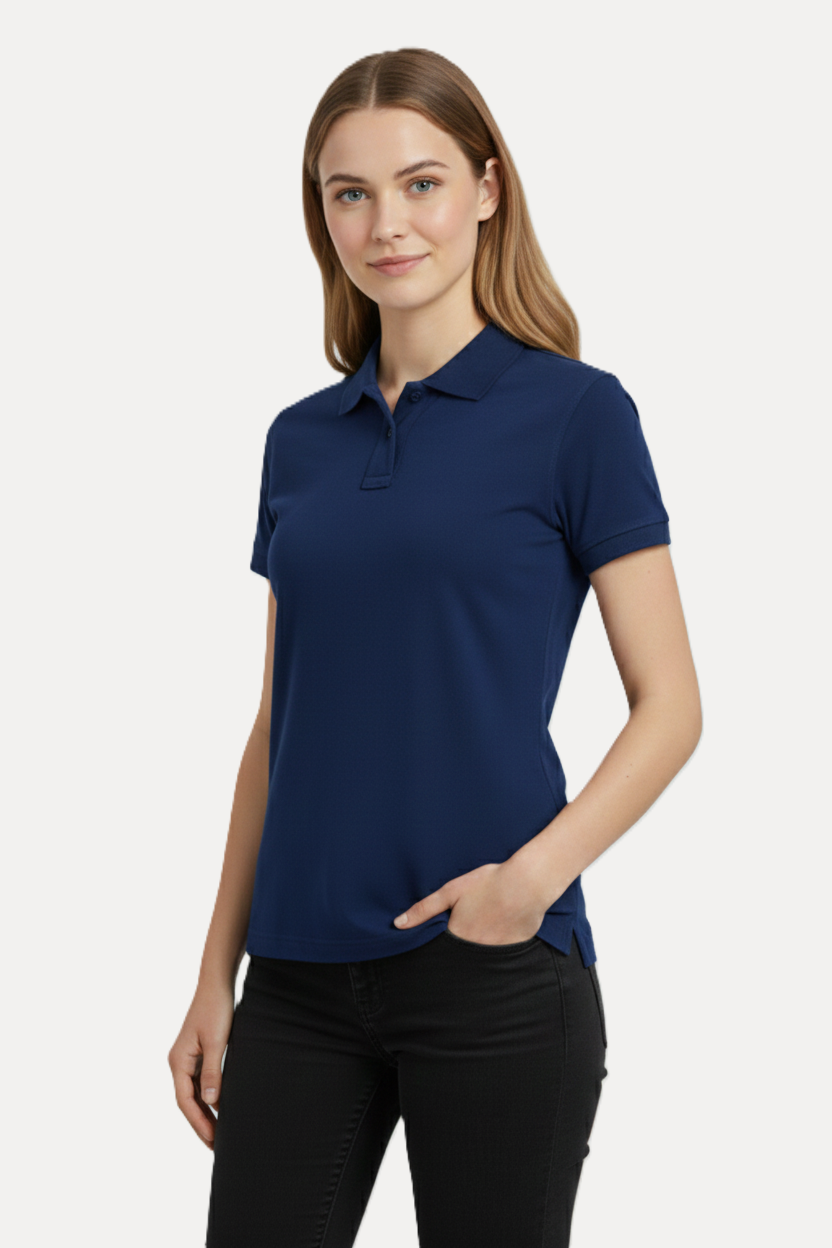 Women Solid Polo