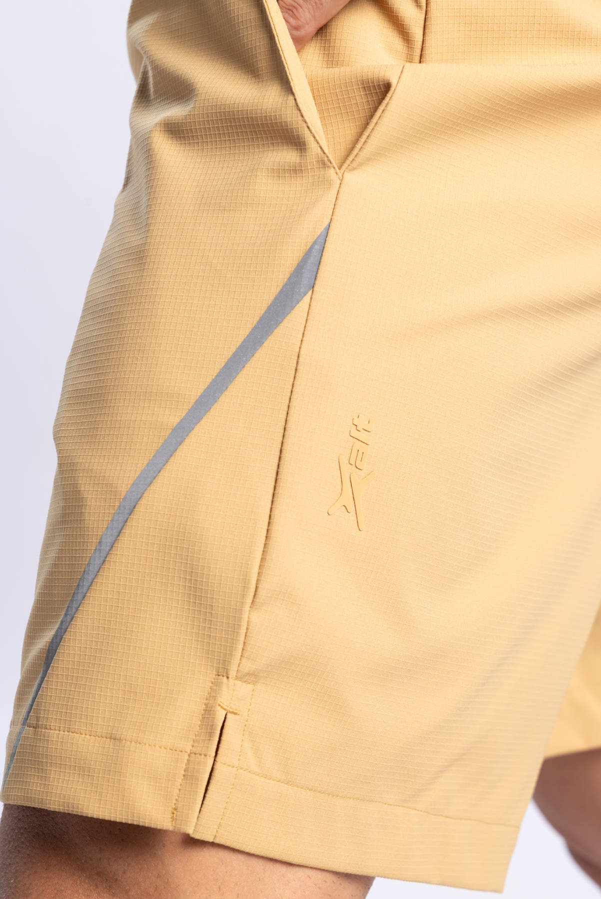 Xalt Life Quad Stretch Athletic Shorts Beige SHORTS