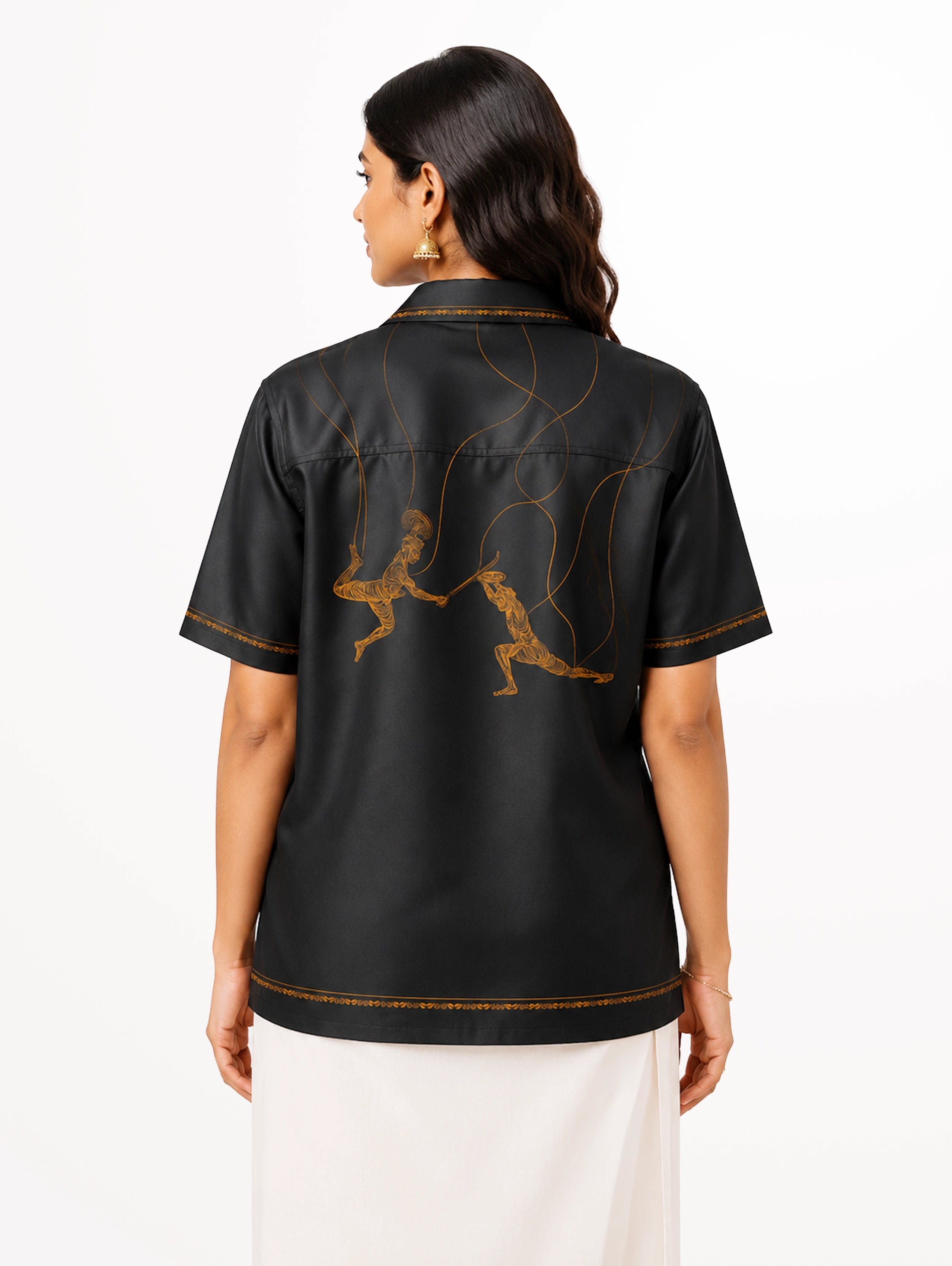 Women's Chamayam Cuban Collar Shirt