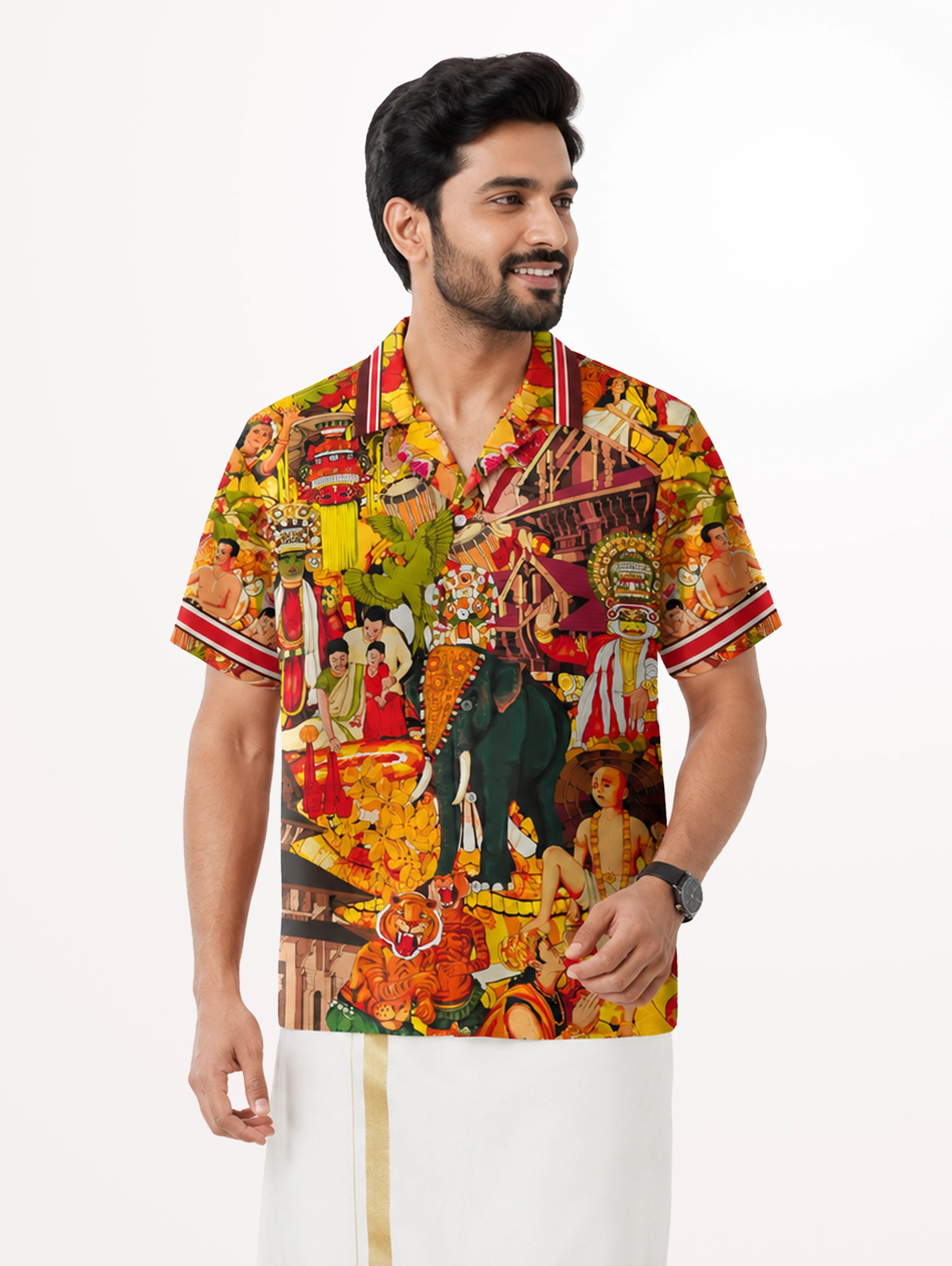 Chingam Cuban Collar Shirt