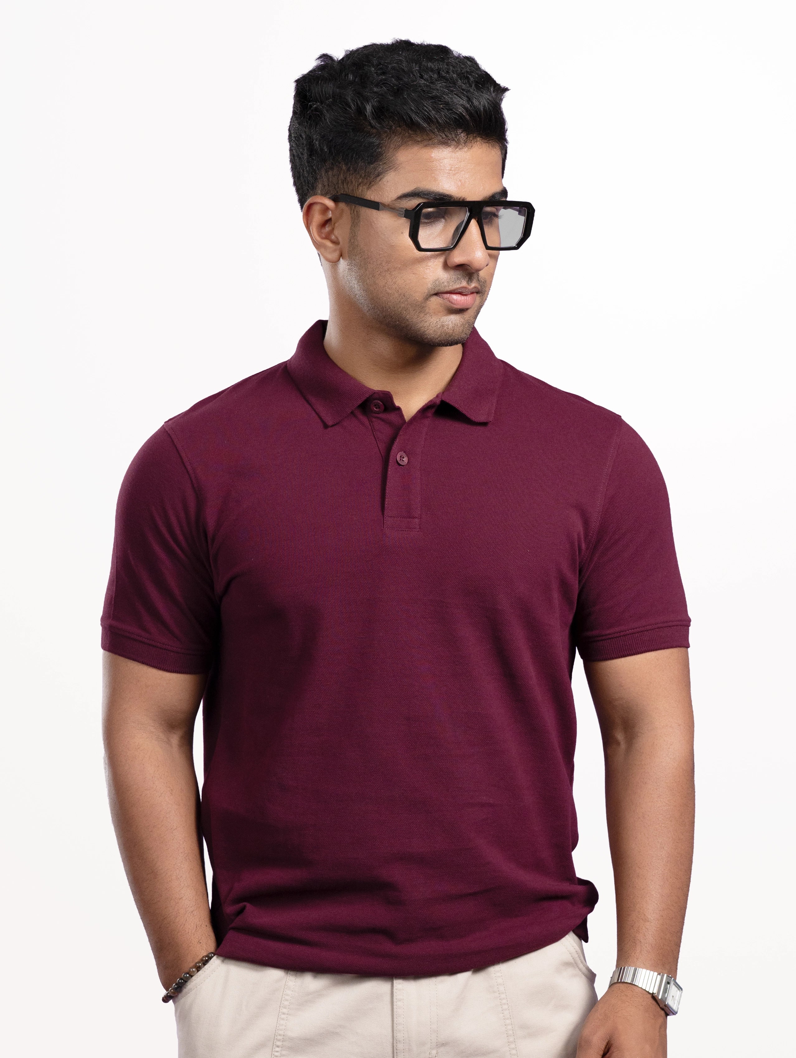 Custom Men’s Classic Polo - Wine