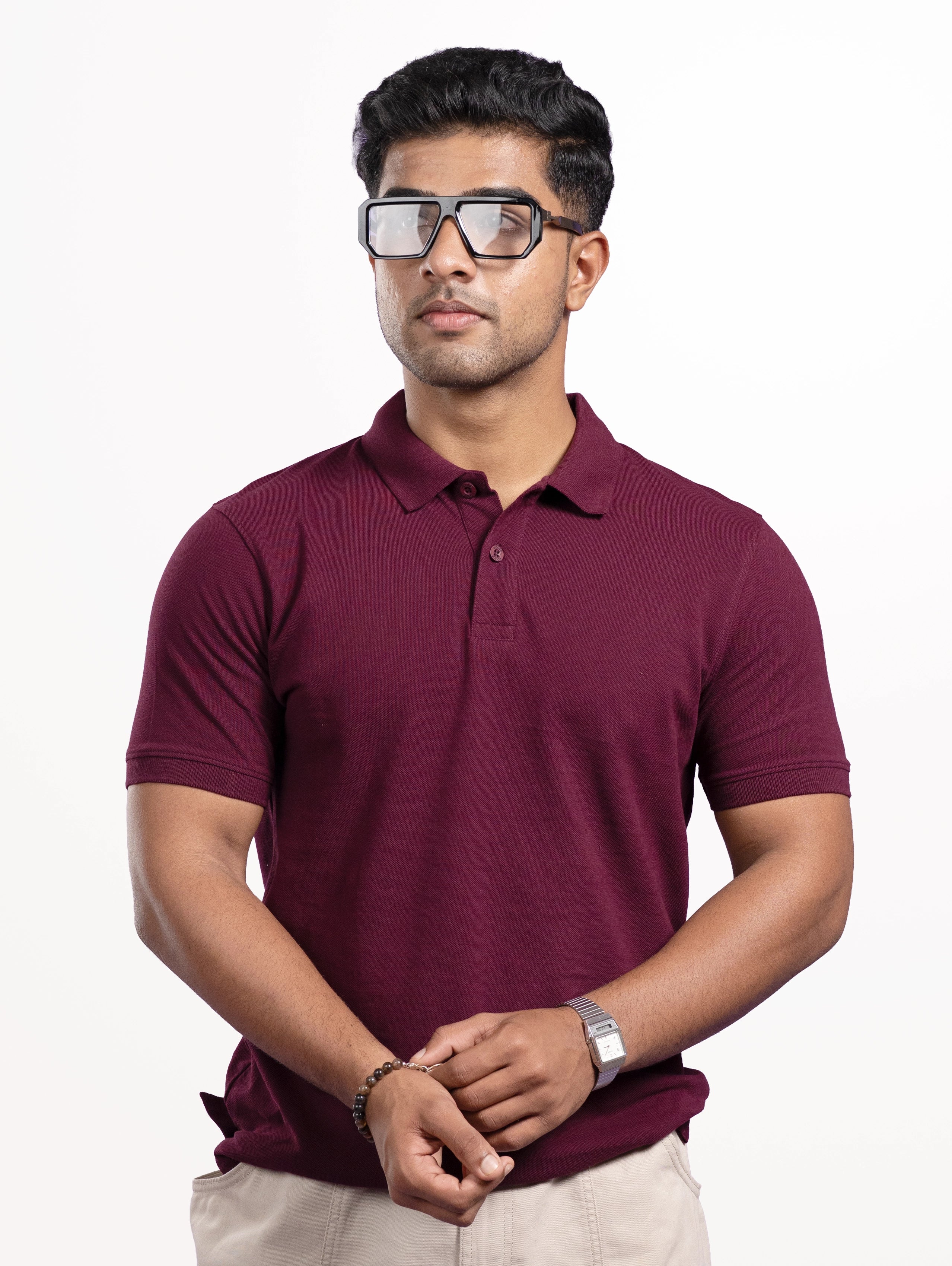 Custom Men’s Classic Polo - Wine