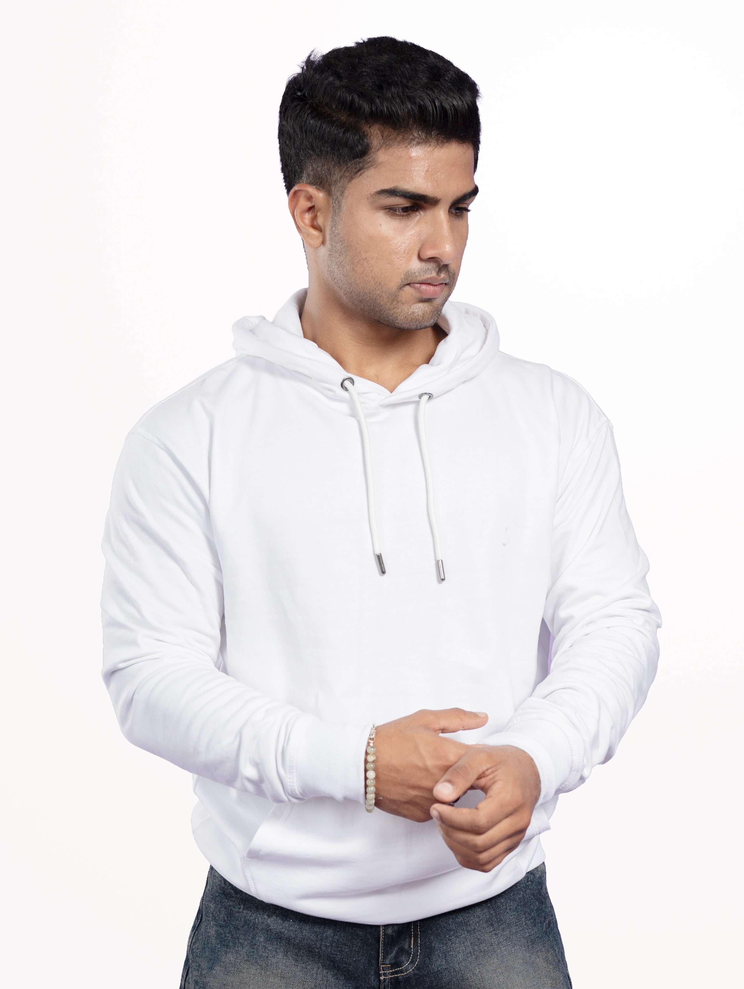 Custom Men’s Classic Pullover Hoodie - White