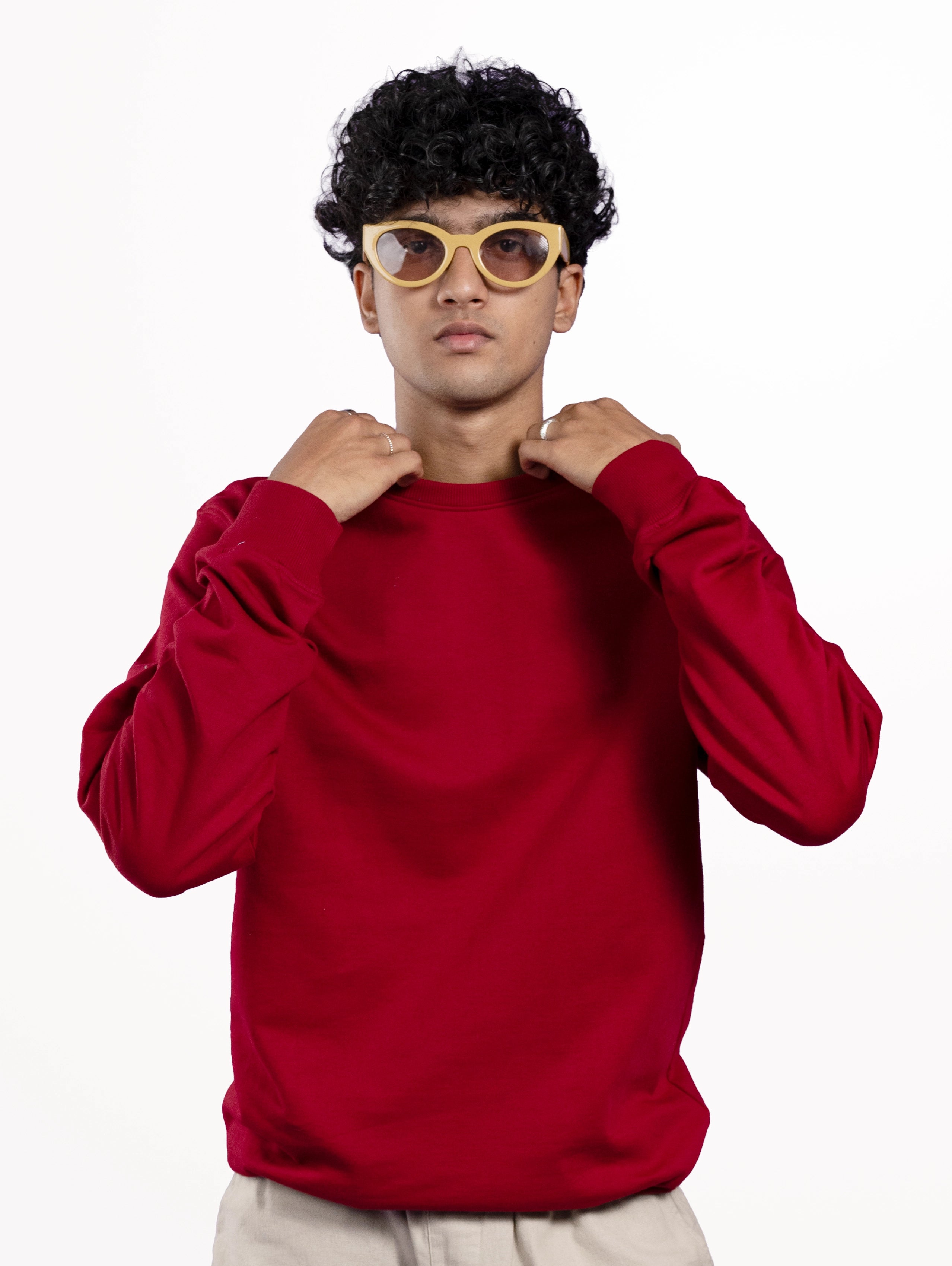 Custom Men’s Classic Sweatshirt - Maroon
