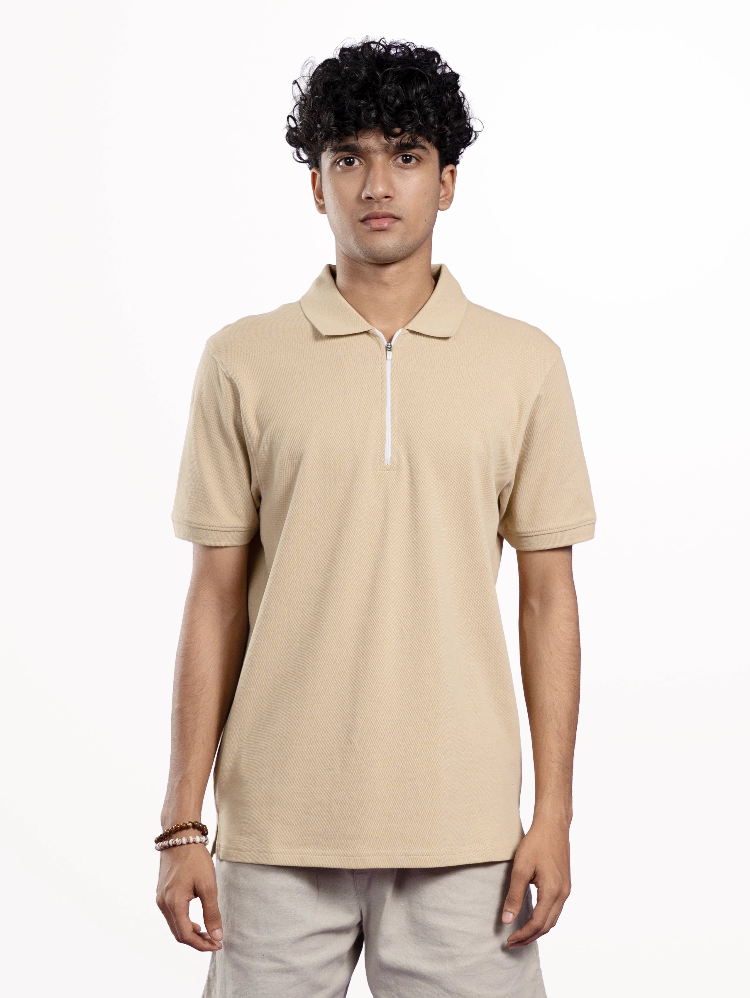 Custom Men’s Classic Zipper Polo - Skin