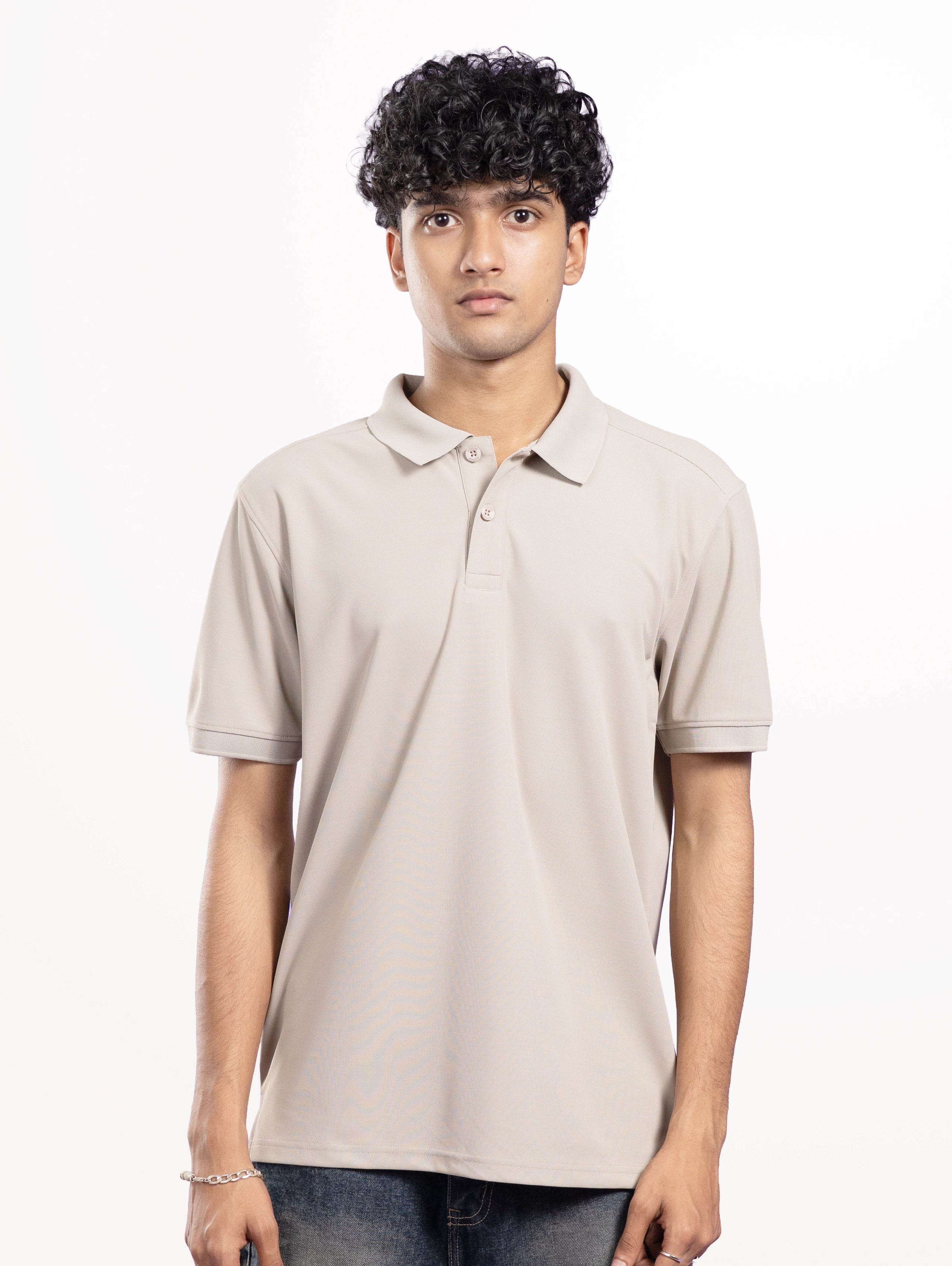 Custom Men’s Performance Polo - Aluminium