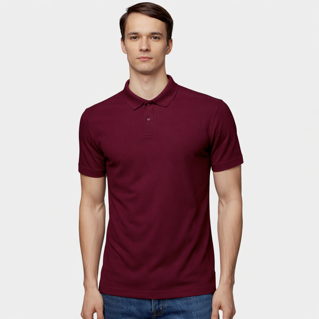 Custom Men’s Performance Polo - French Wine