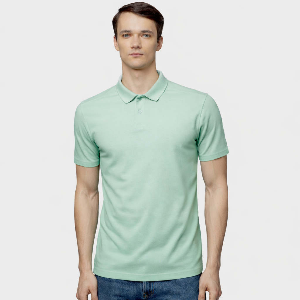 Custom Men’s Performance Polo - Ice Green