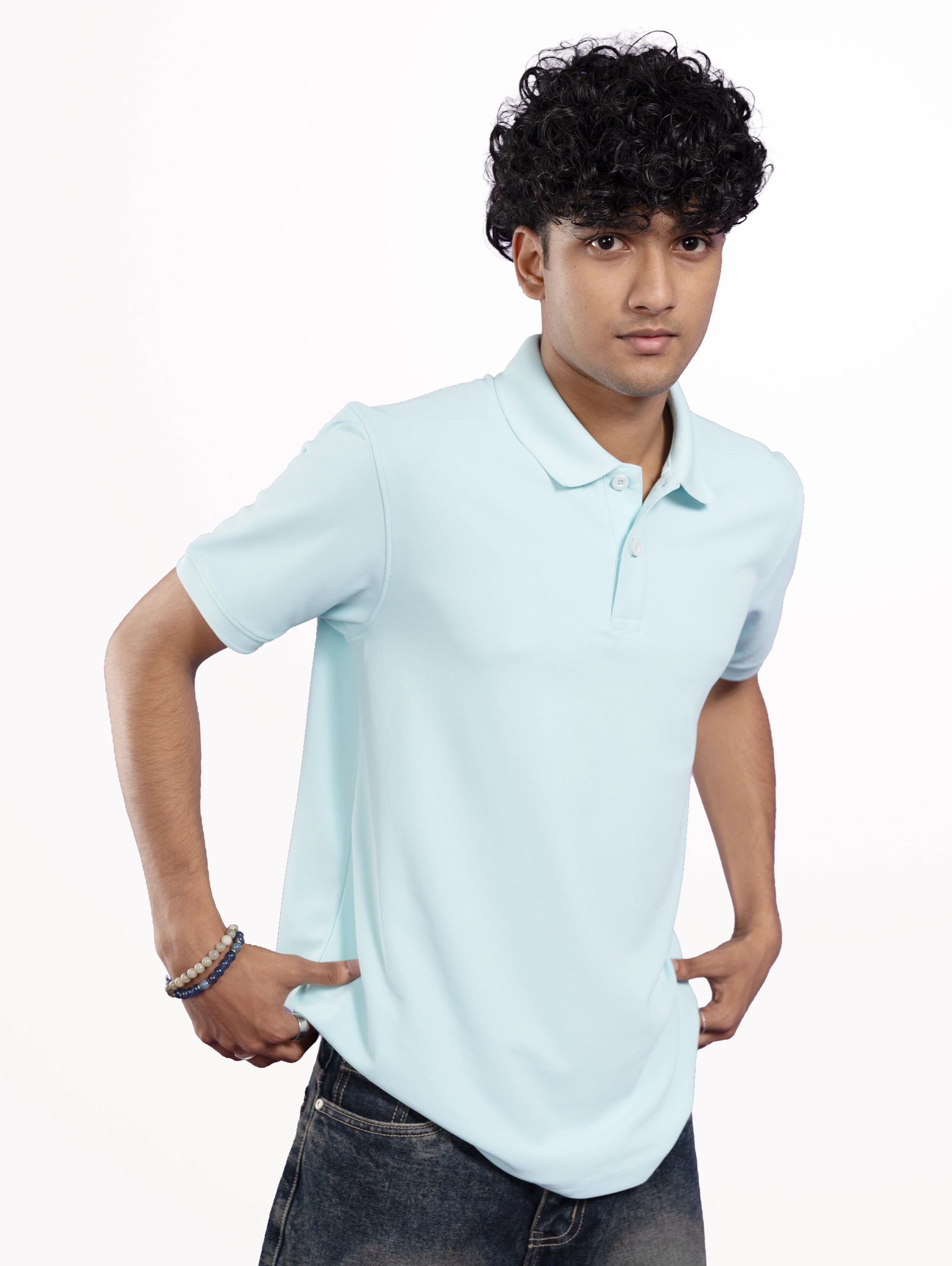 Men's Performance Polo - Ice Green