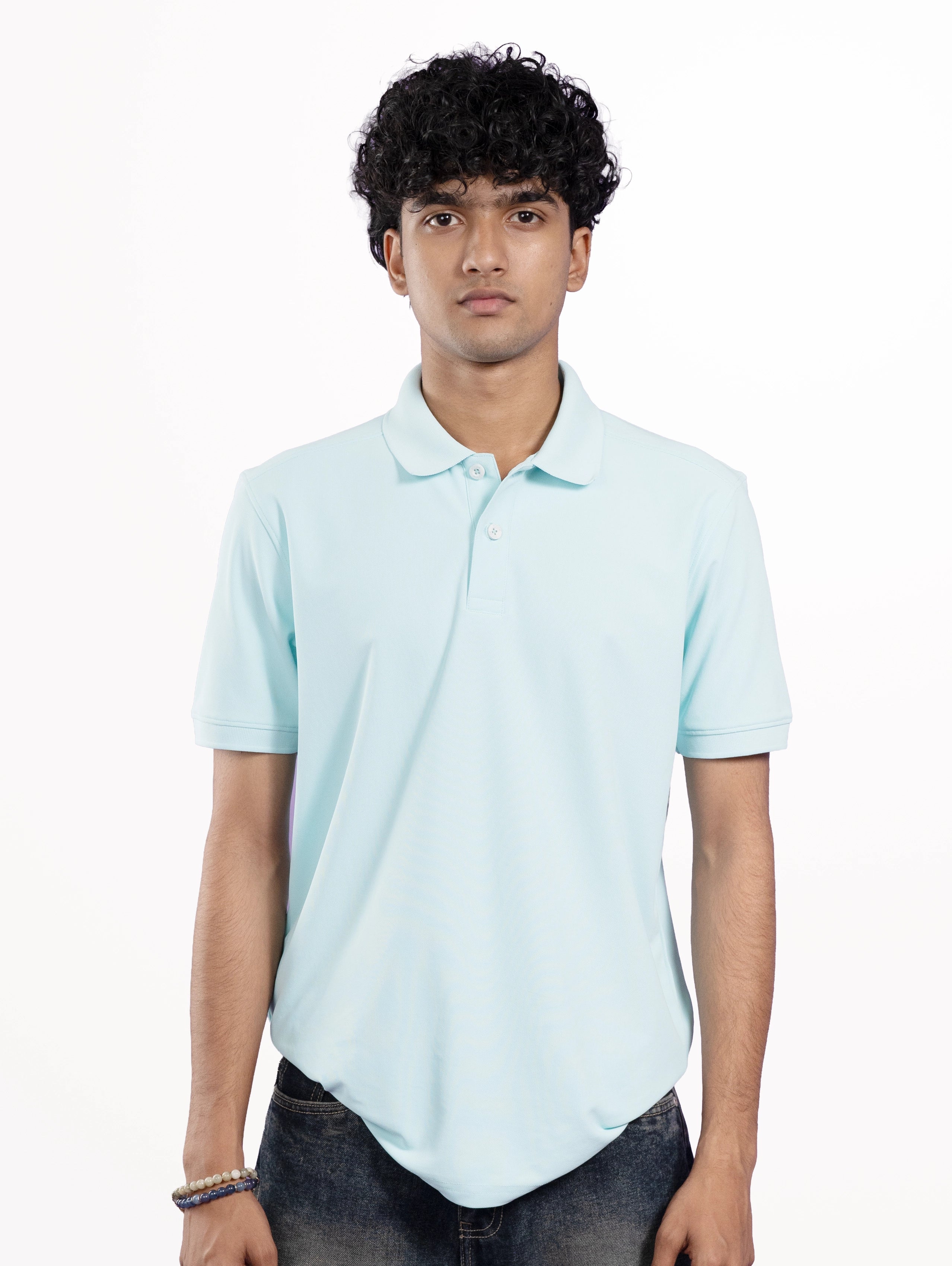 Custom Men’s Performance Polo - Ice Green