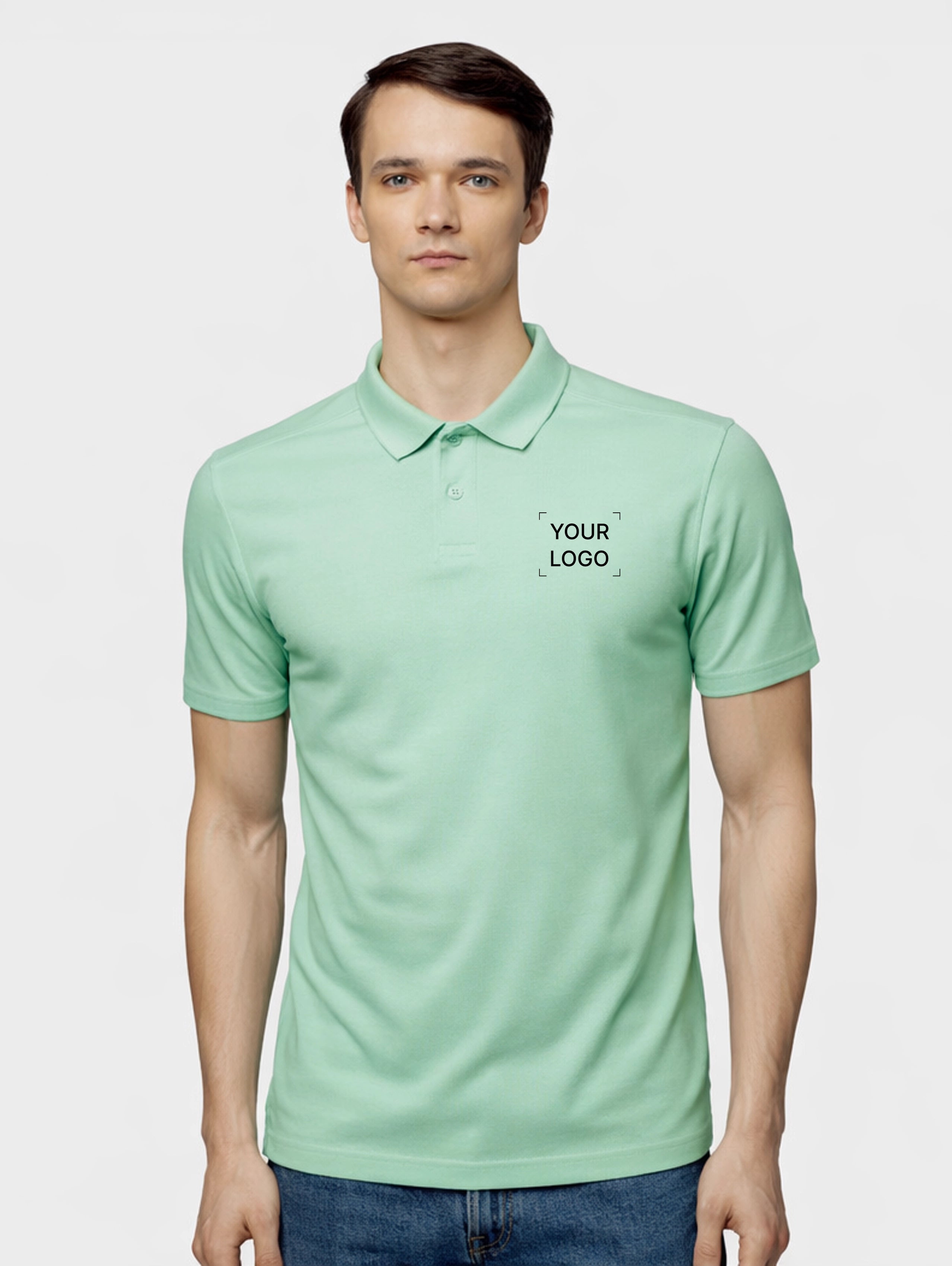Men's Performance Polo - Mint