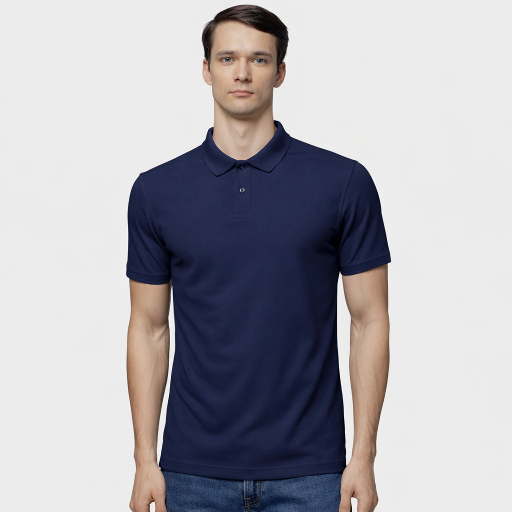 Custom Men’s Performance Polo - Navy Blue