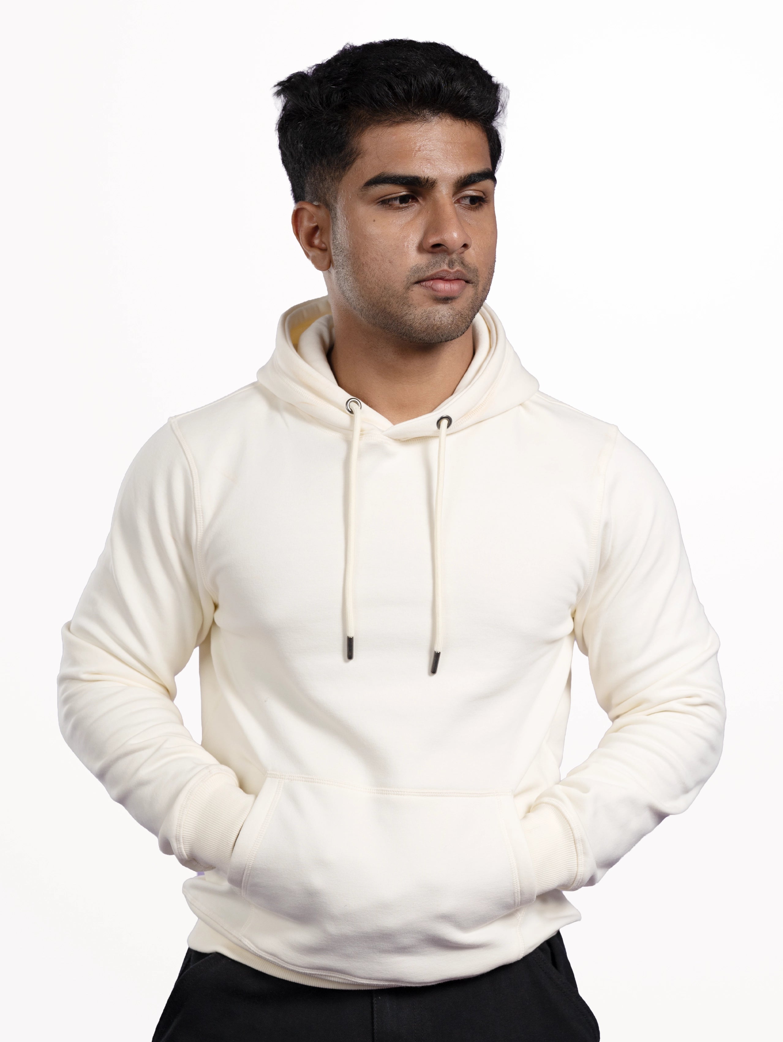 Custom Men’s Premium Pullover Hoodie - Off-White