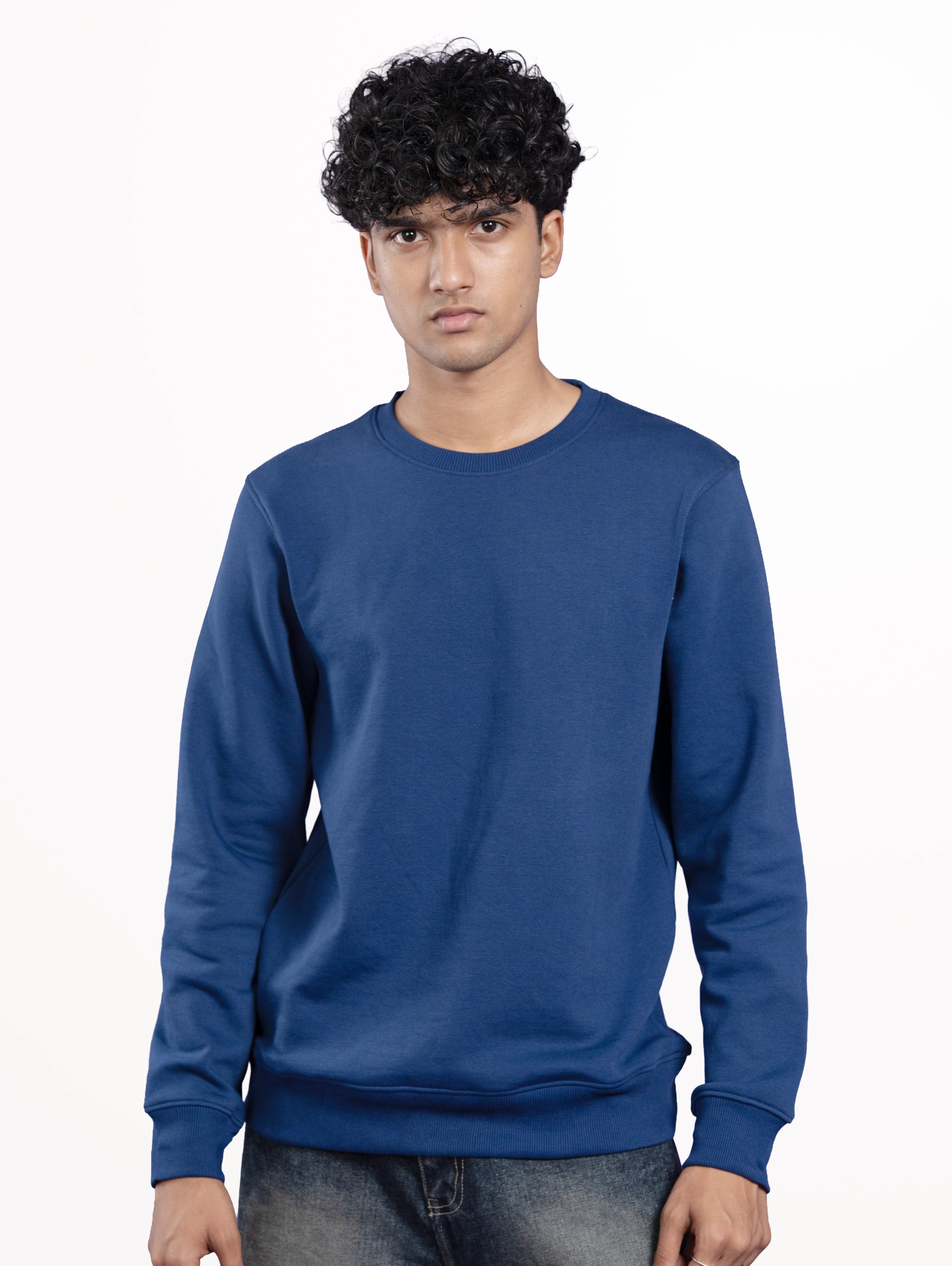 Custom Men’s Premium Sweatshirt - Navy Blue