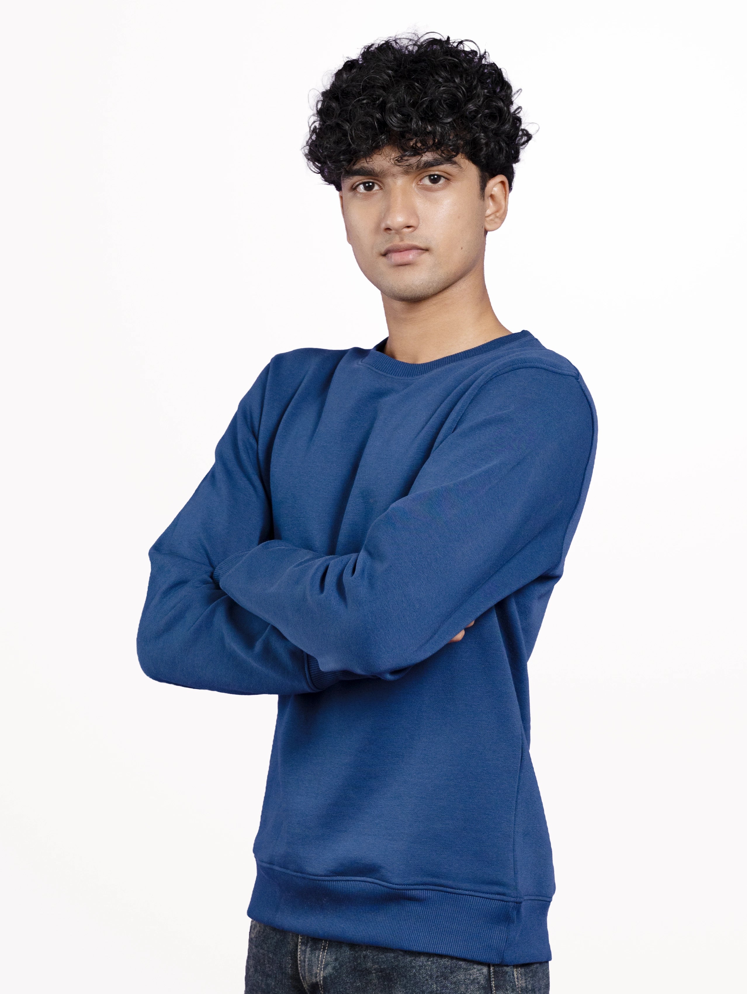 Custom Men’s Premium Sweatshirt - Navy Blue