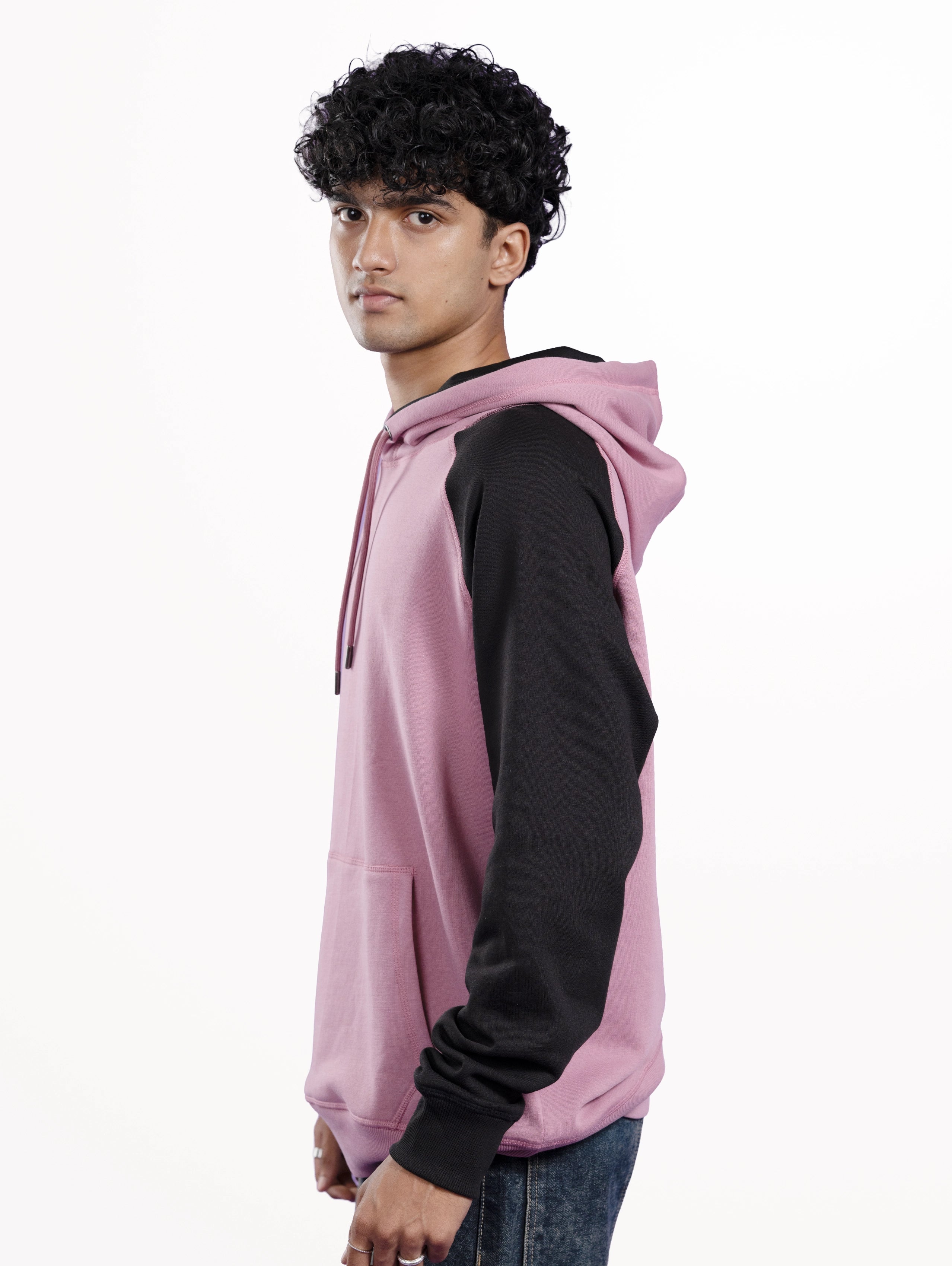 Custom Raglan Sleeve Premium Oversized Pullover Hoodie - Woodrose
