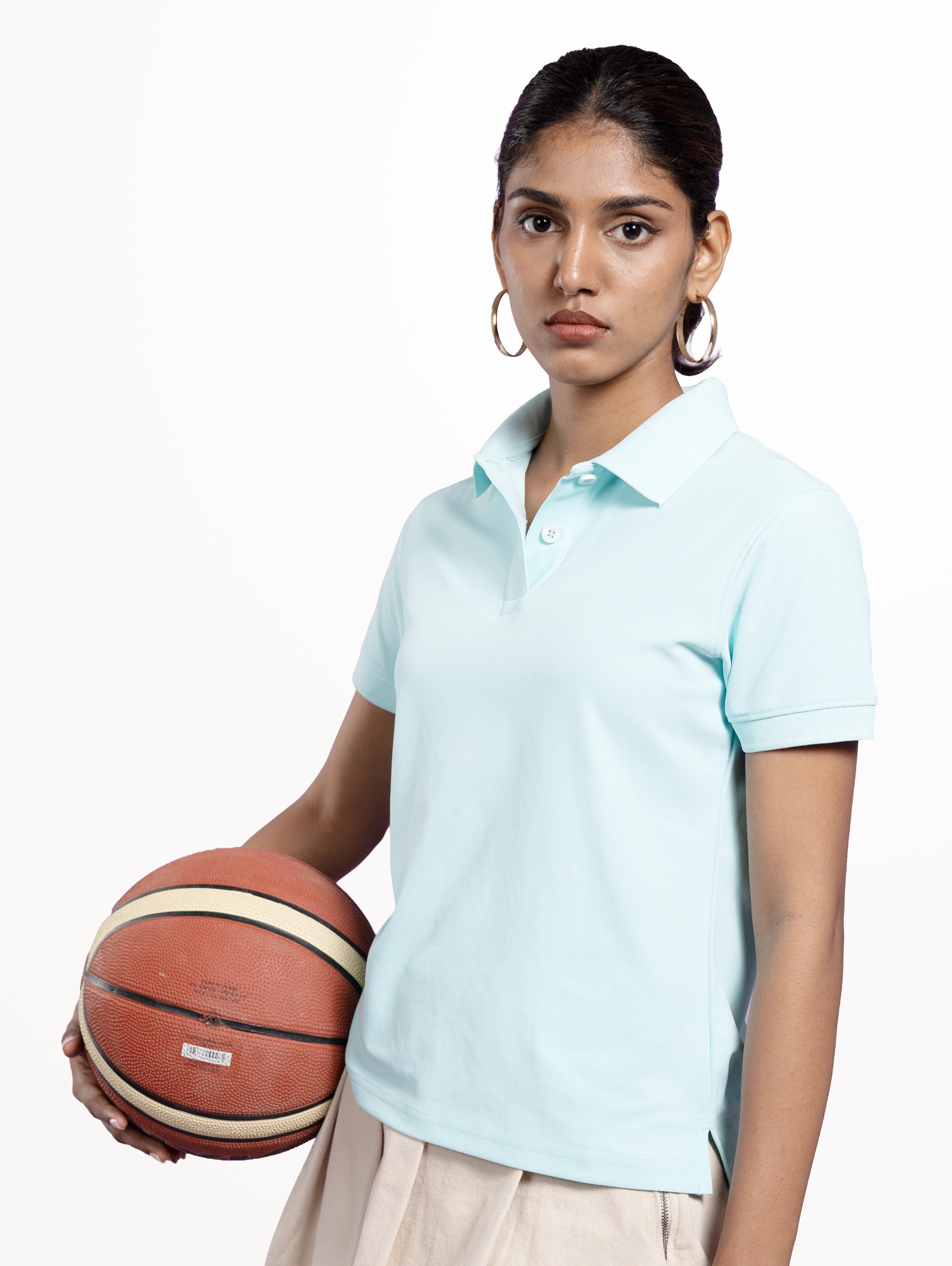 Custom Women's Performance Polo - Ice Green