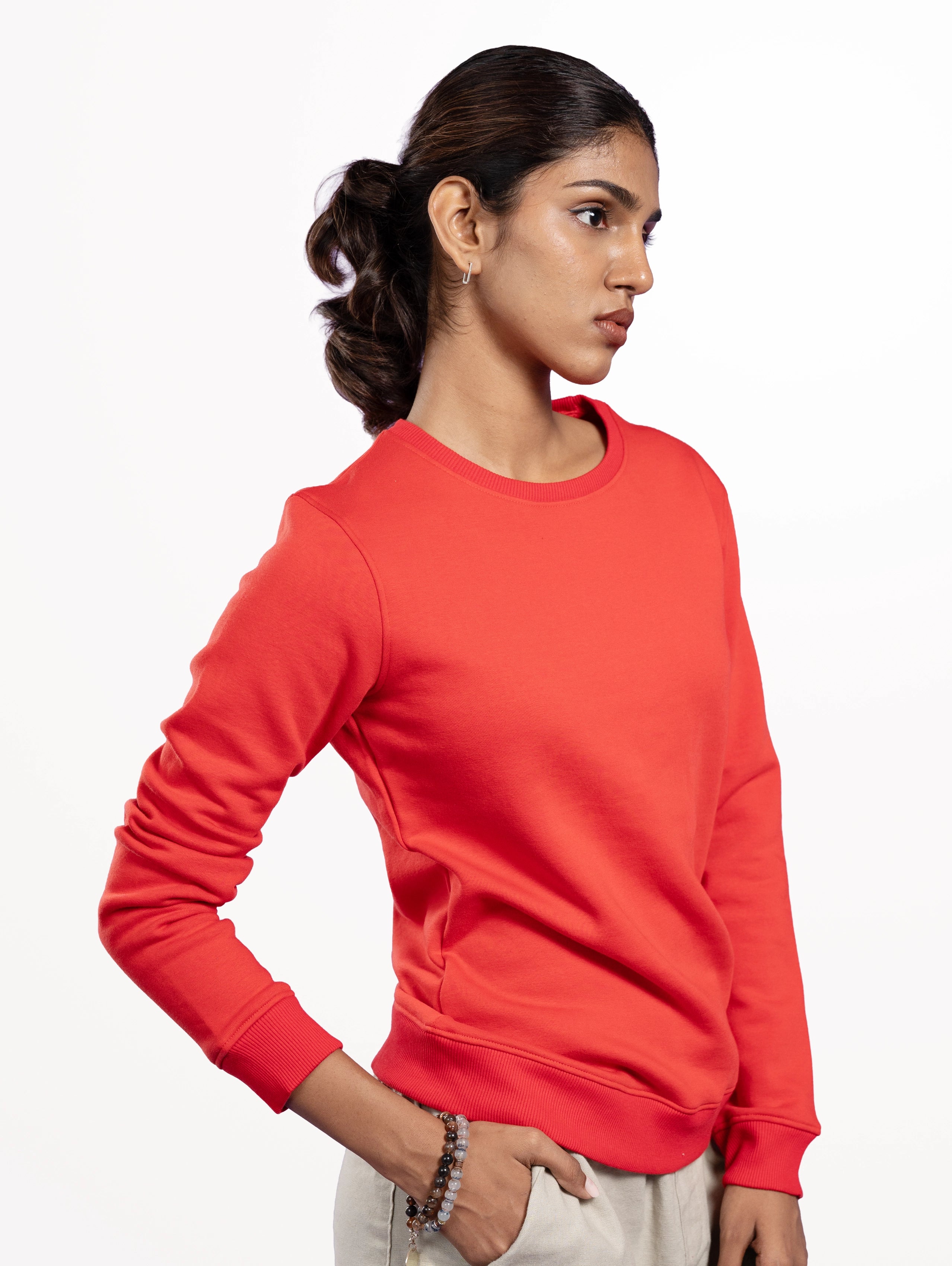 Custom Women's Premium Sweatshirt - Red