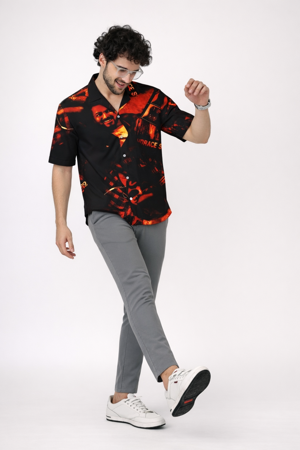 Dark Canvas Blaze Cuban Collar Shirt