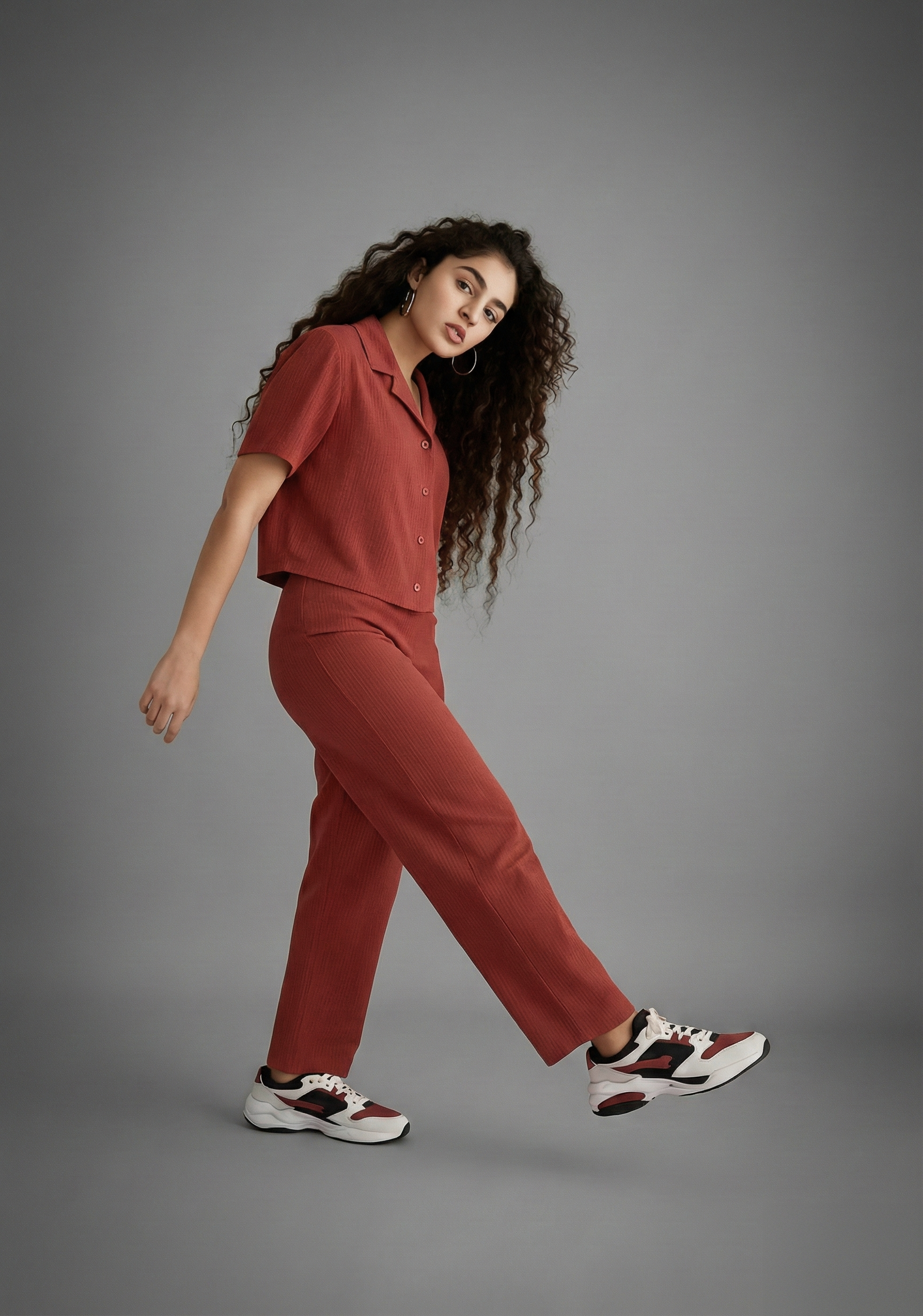 Easyfit Premium Co-Ord Set - Brick Red