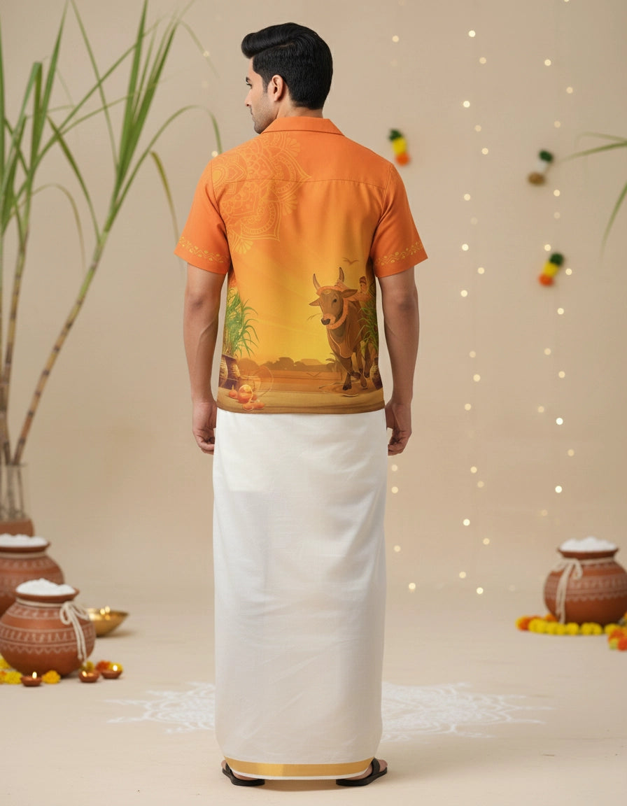 Heritage Pongal Print Shirt