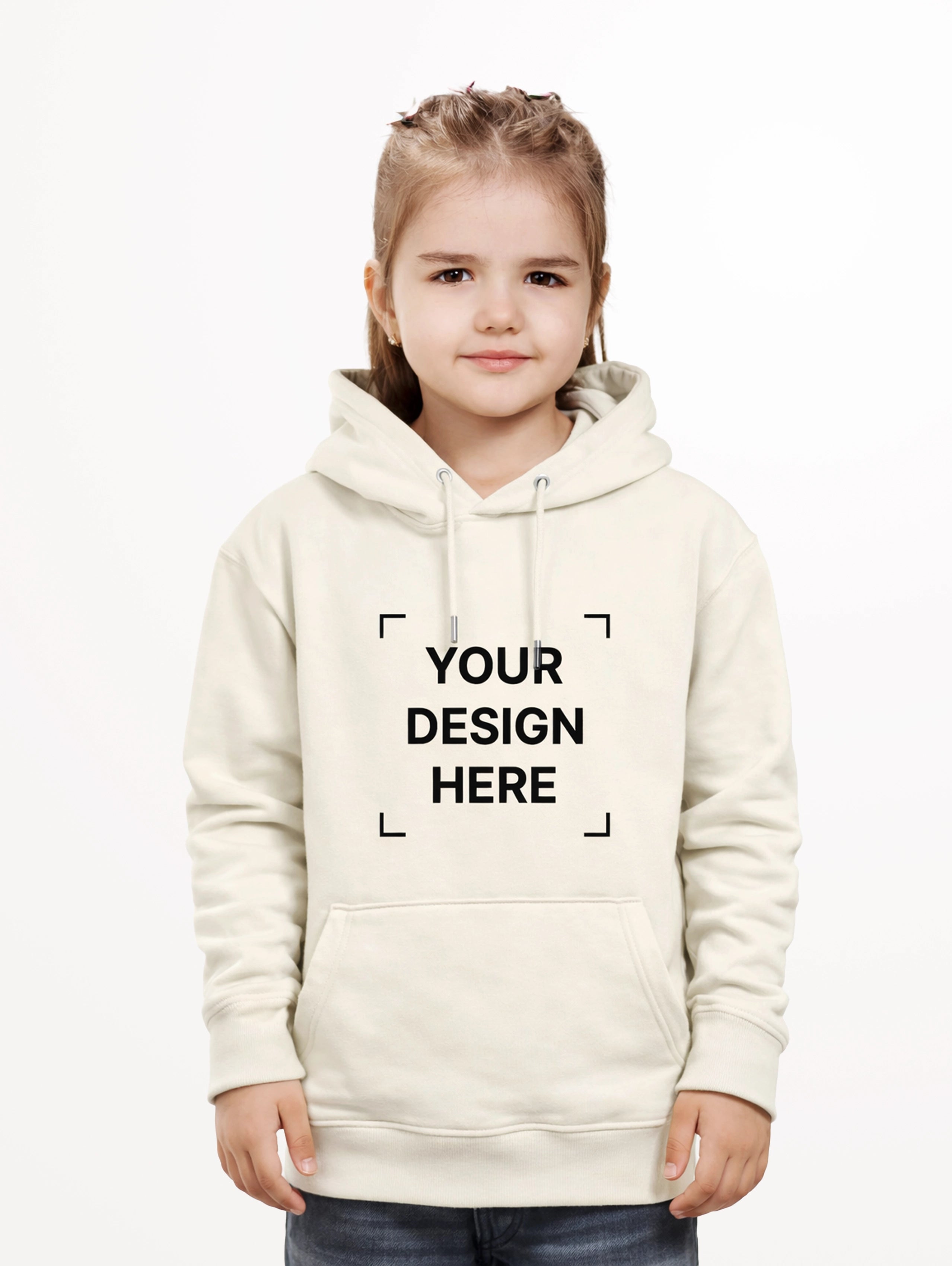 Junior's Blend Pullover Hoodie - Off-White