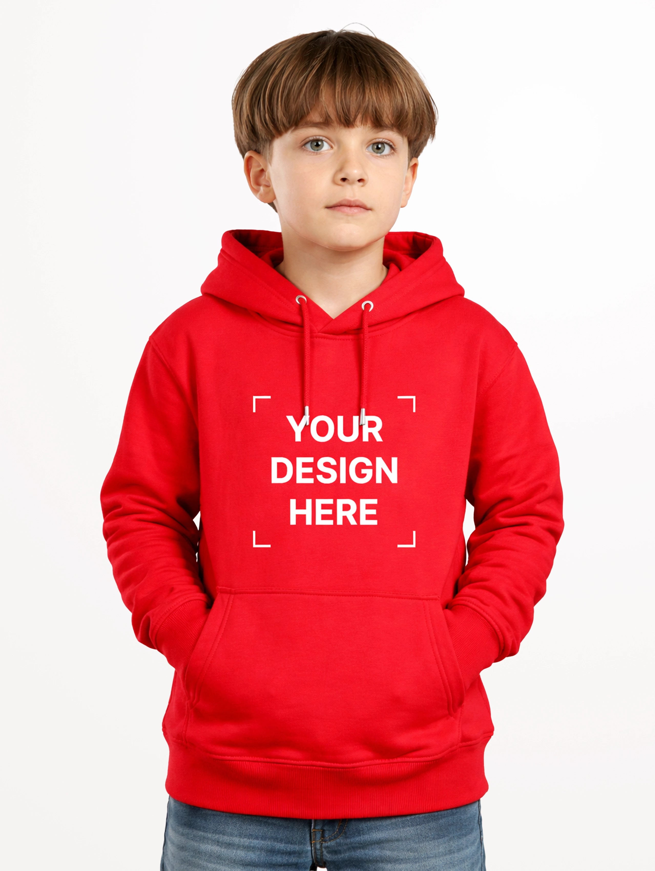 Junior's Blend Pullover Hoodie - Red