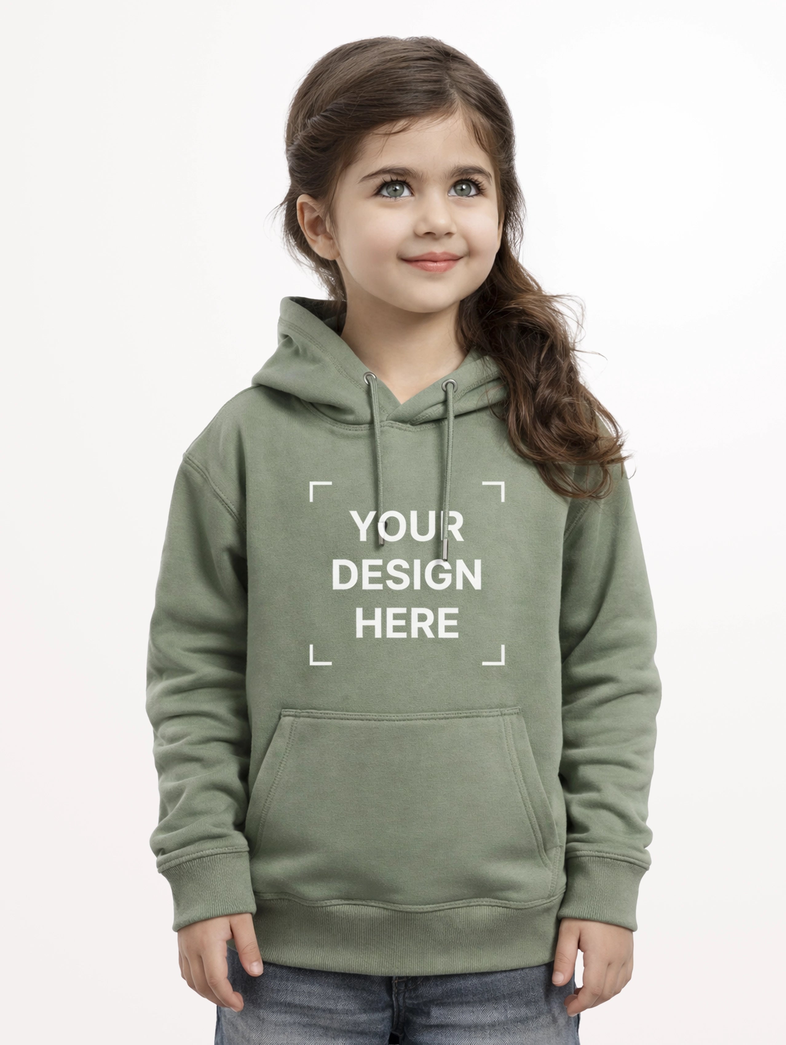 Junior's Blend Pullover Hoodie - Sage Green