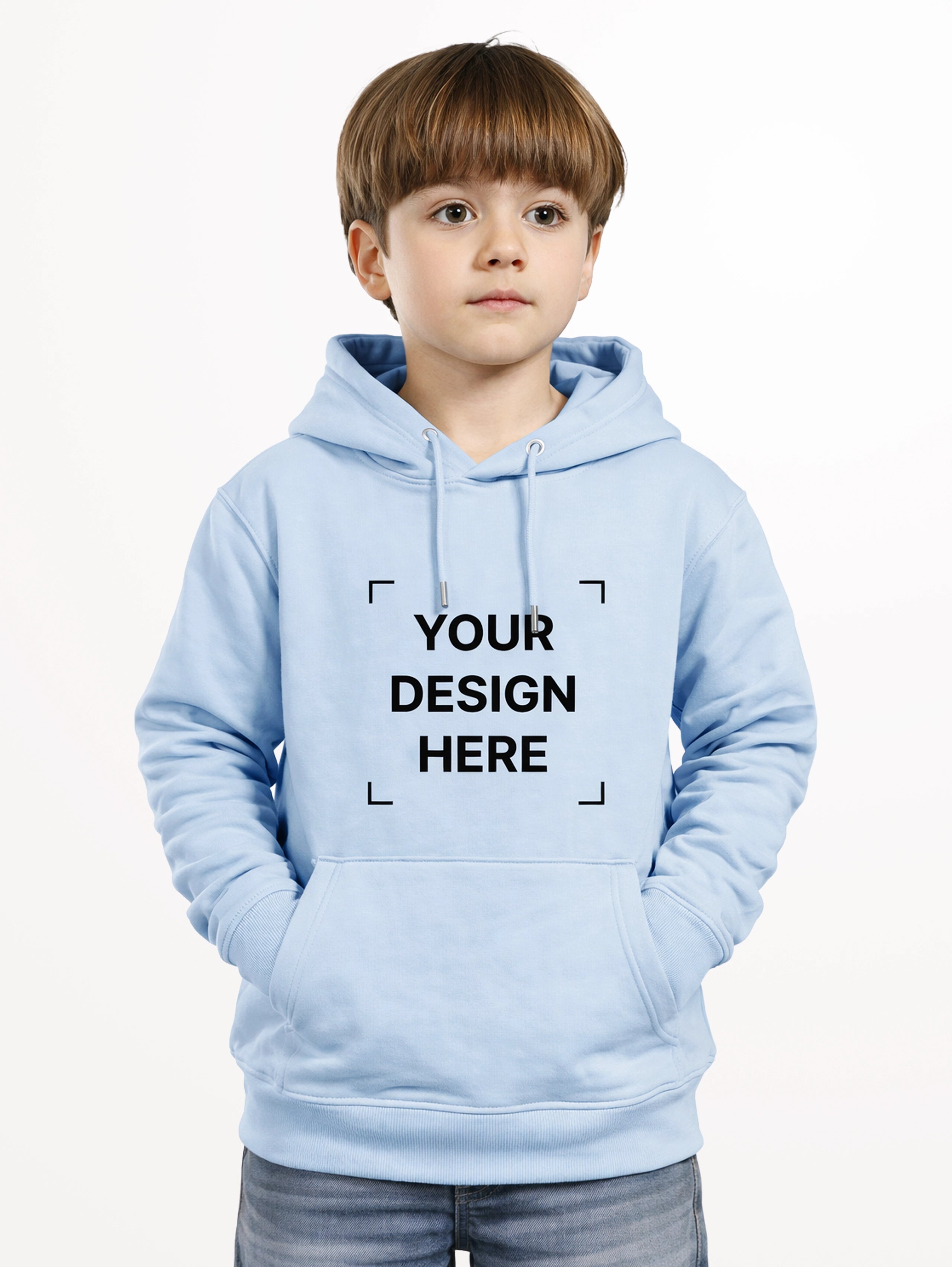 Junior's Blend Pullover Hoodie - Sky Blue