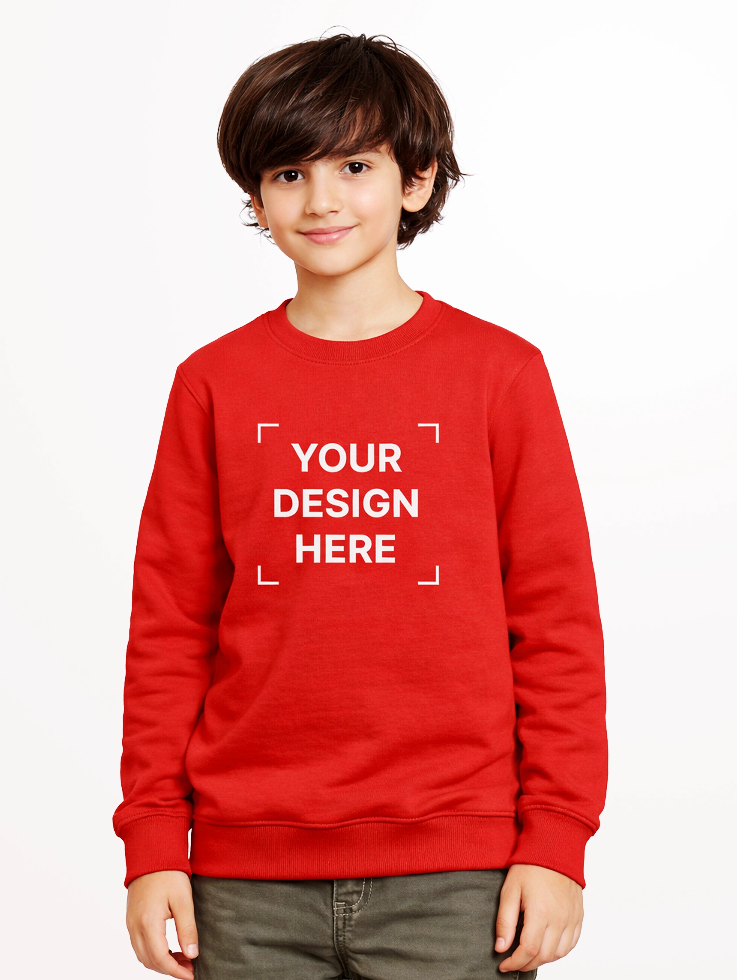 Junior's Blend Sweatshirt - Red