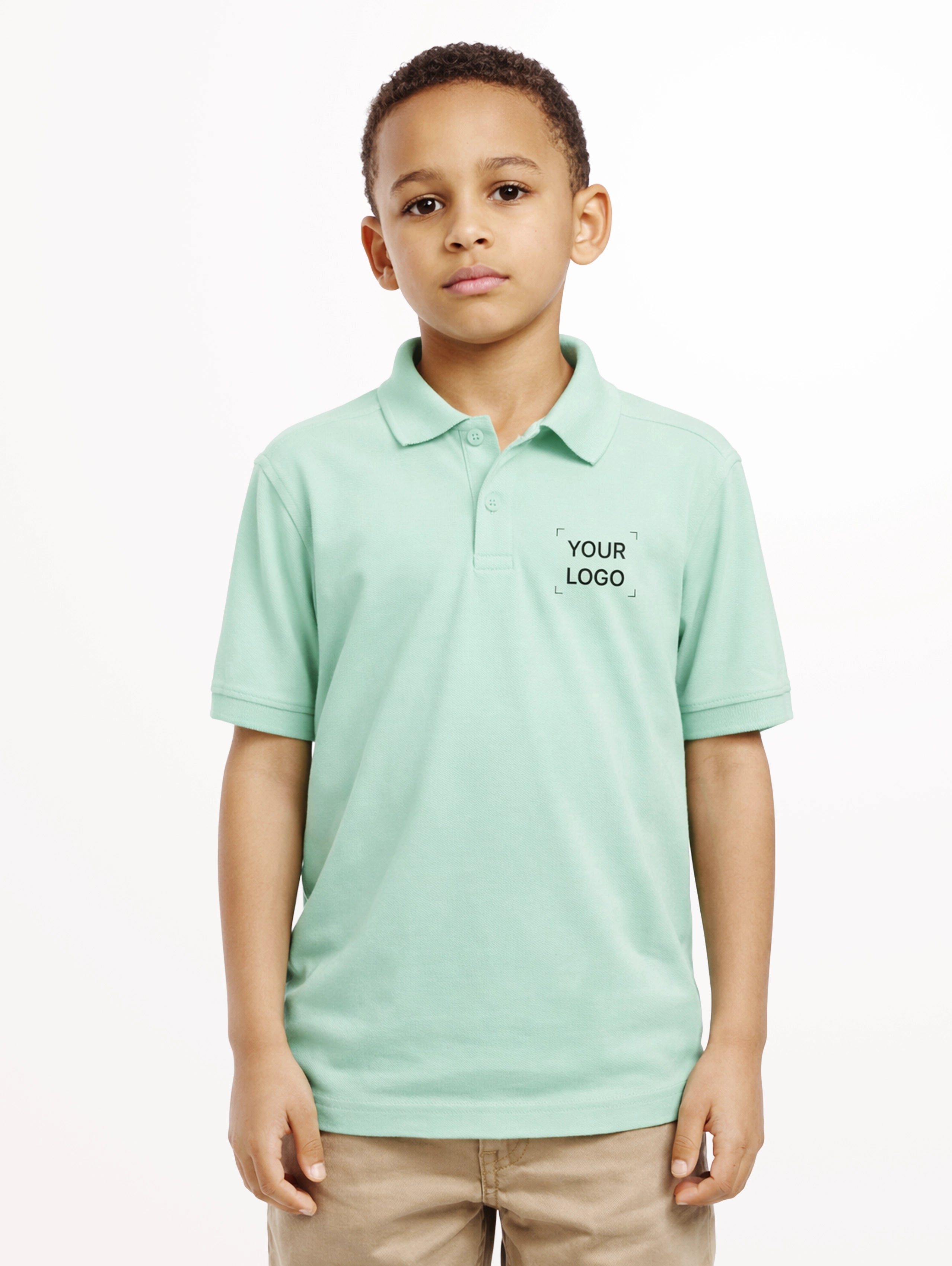 Junior's Performance Polo - Mint