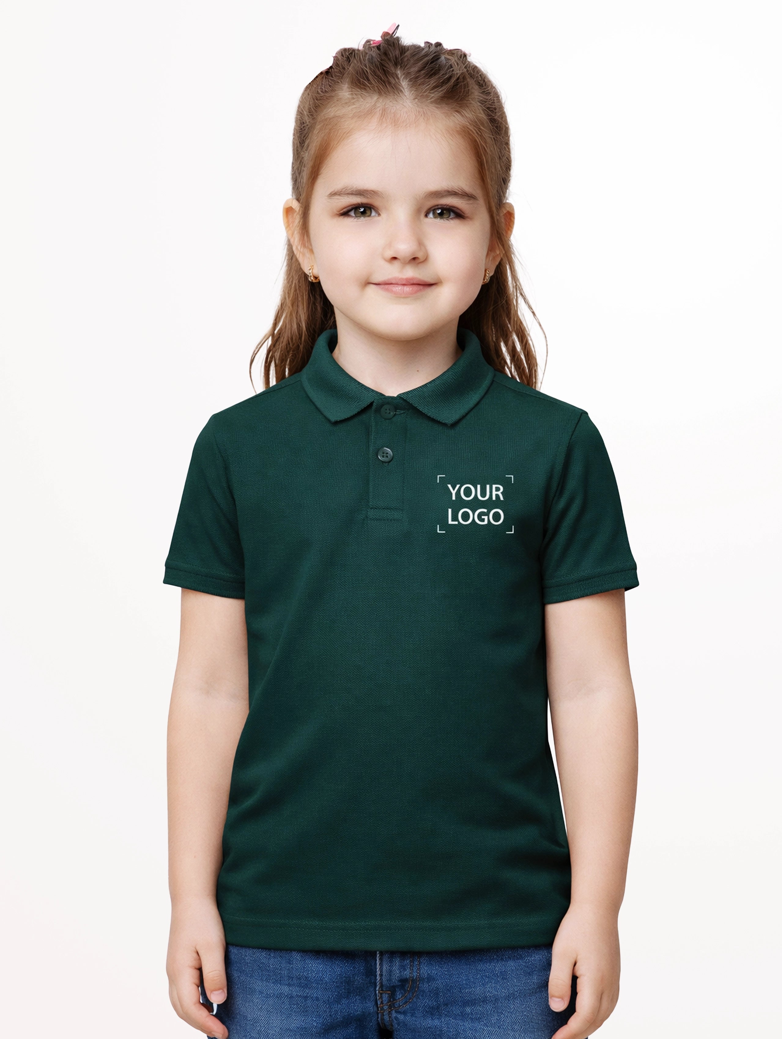 Junior's Performance Polo - Pine Green