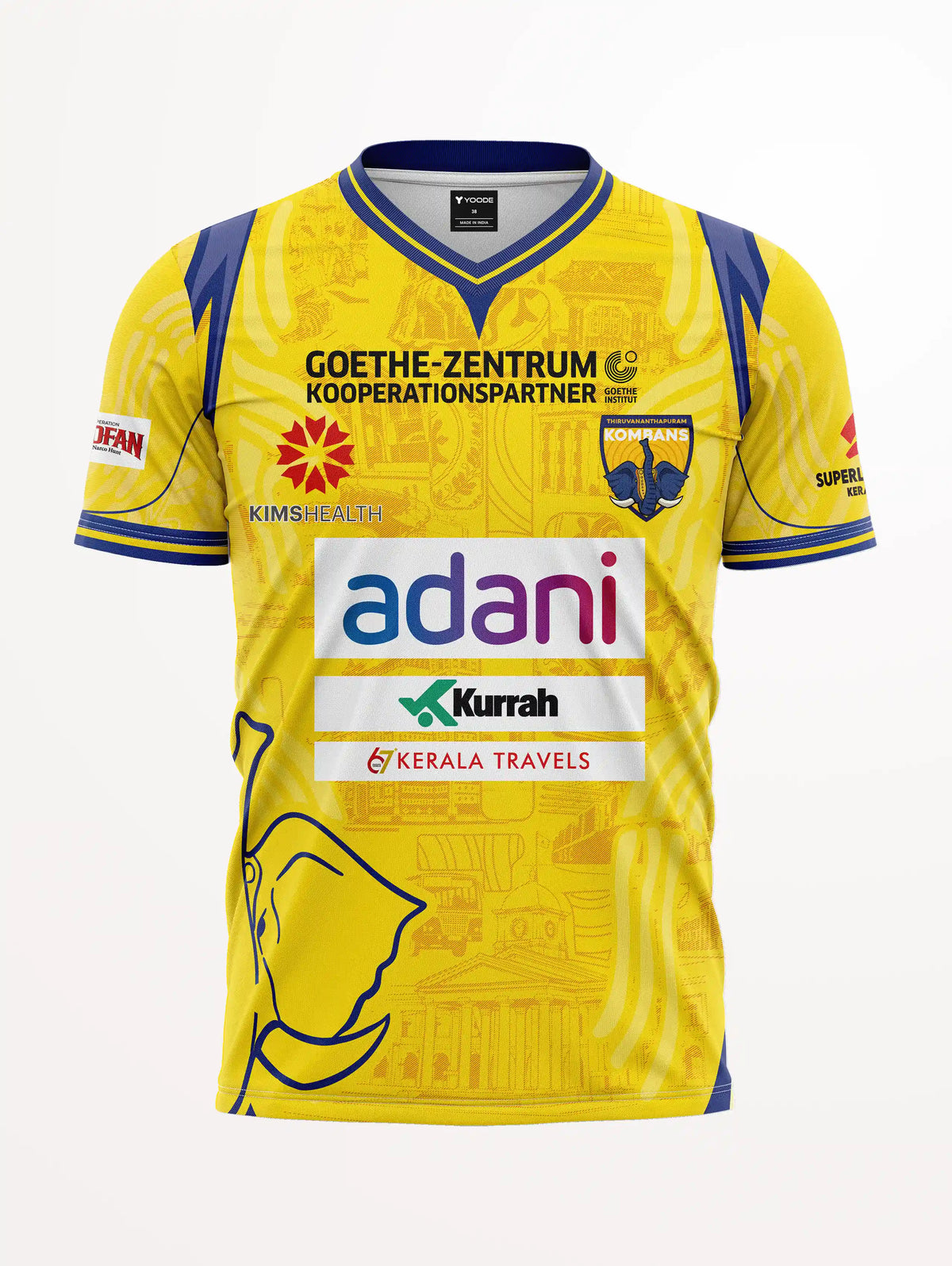 Kombans Yellow Home Jersey