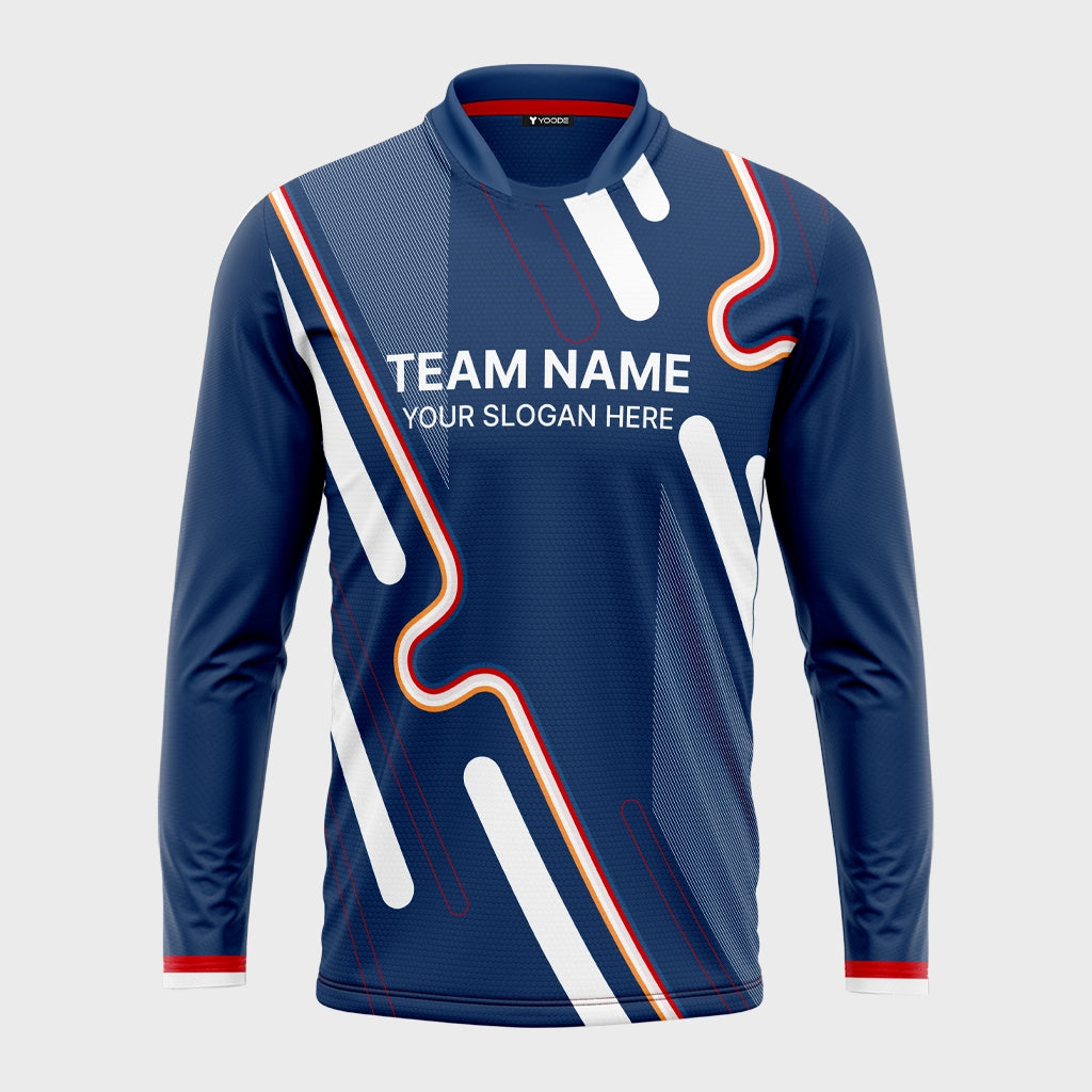 Mandarin Collar Full Sleeve Jersey