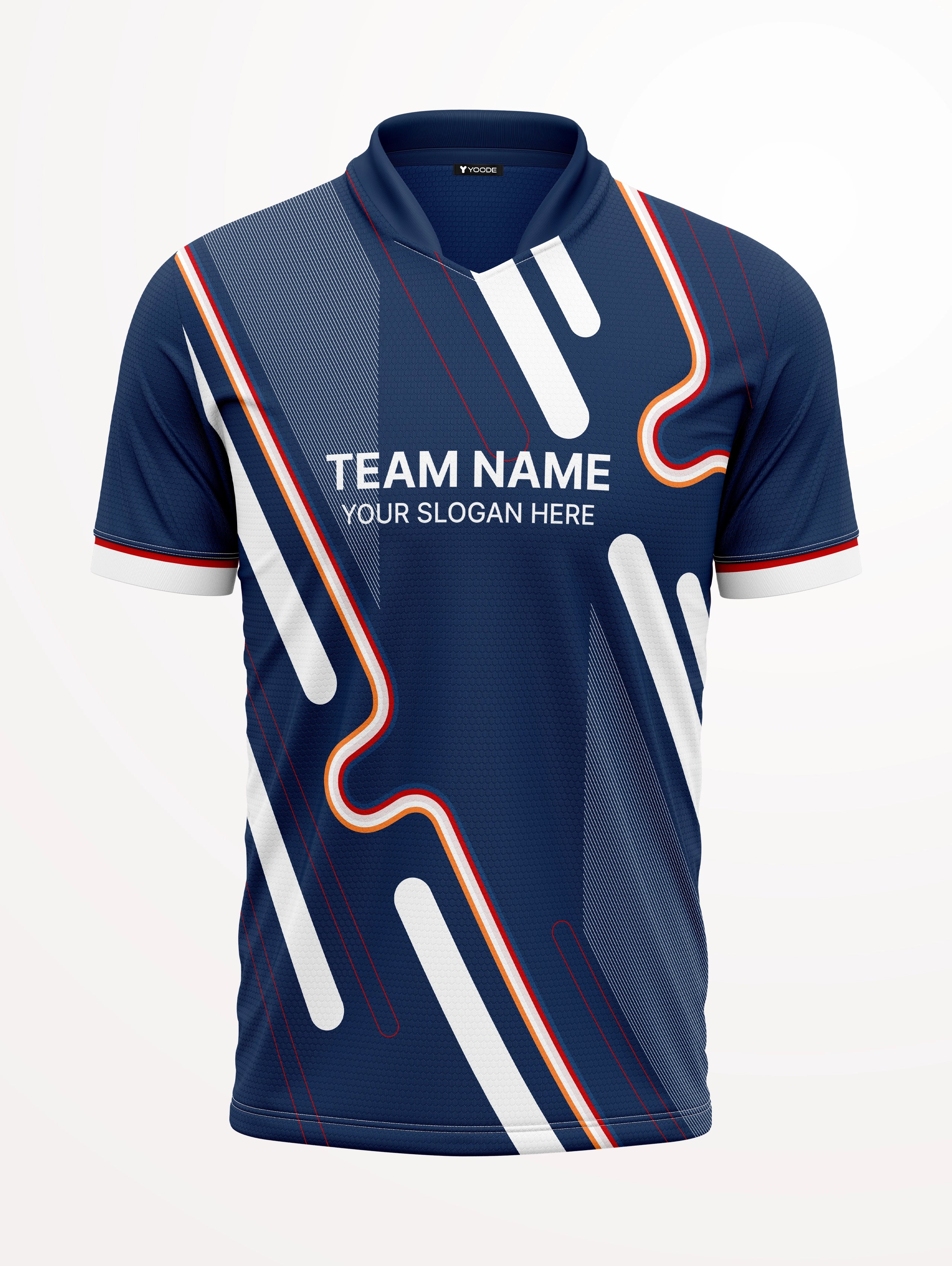 Mandarin Collar Half Sleeve Jersey