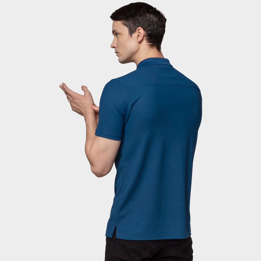Men's Performance Polo - Rama Blue