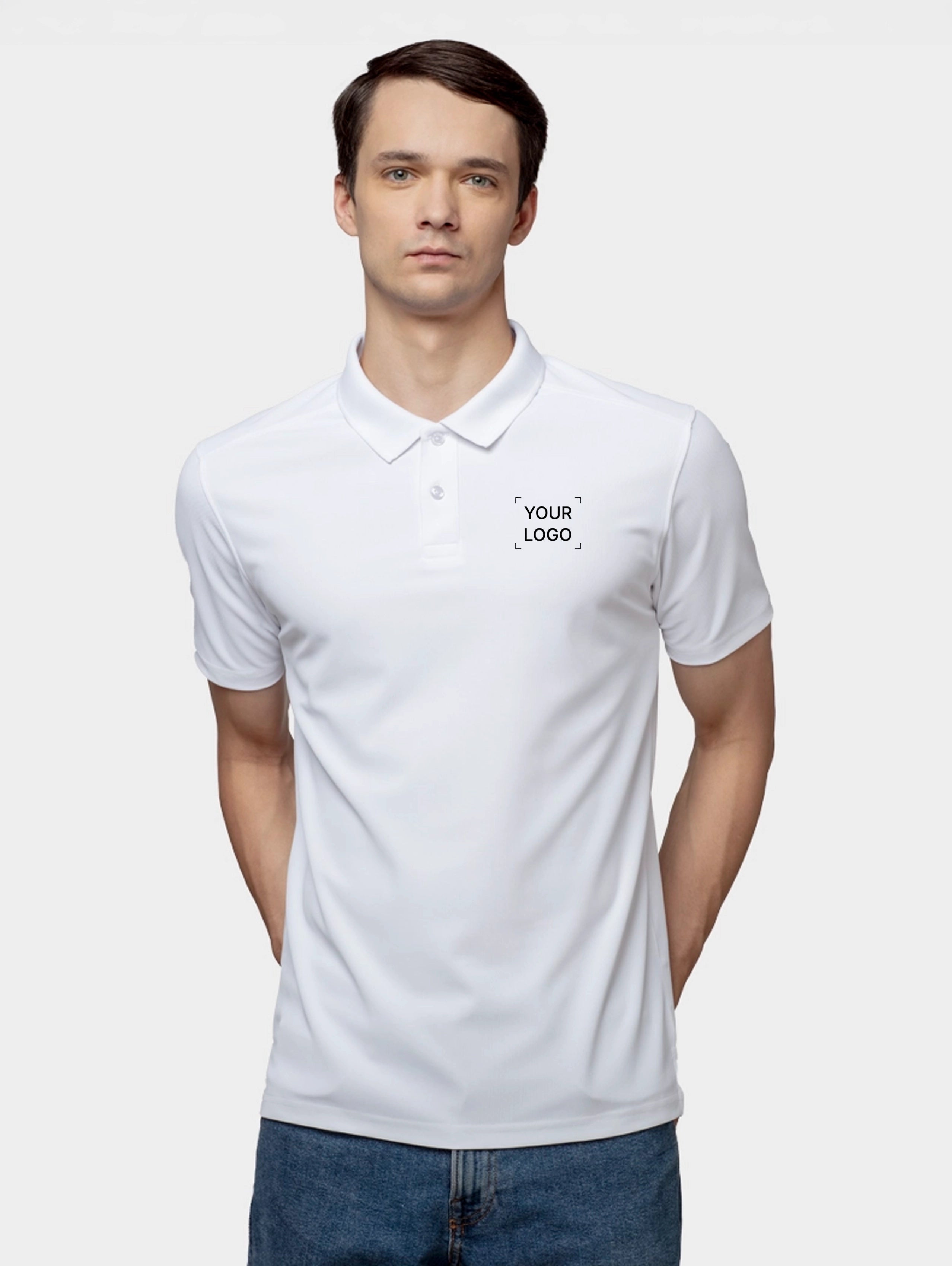 Men's Performance Polo - White