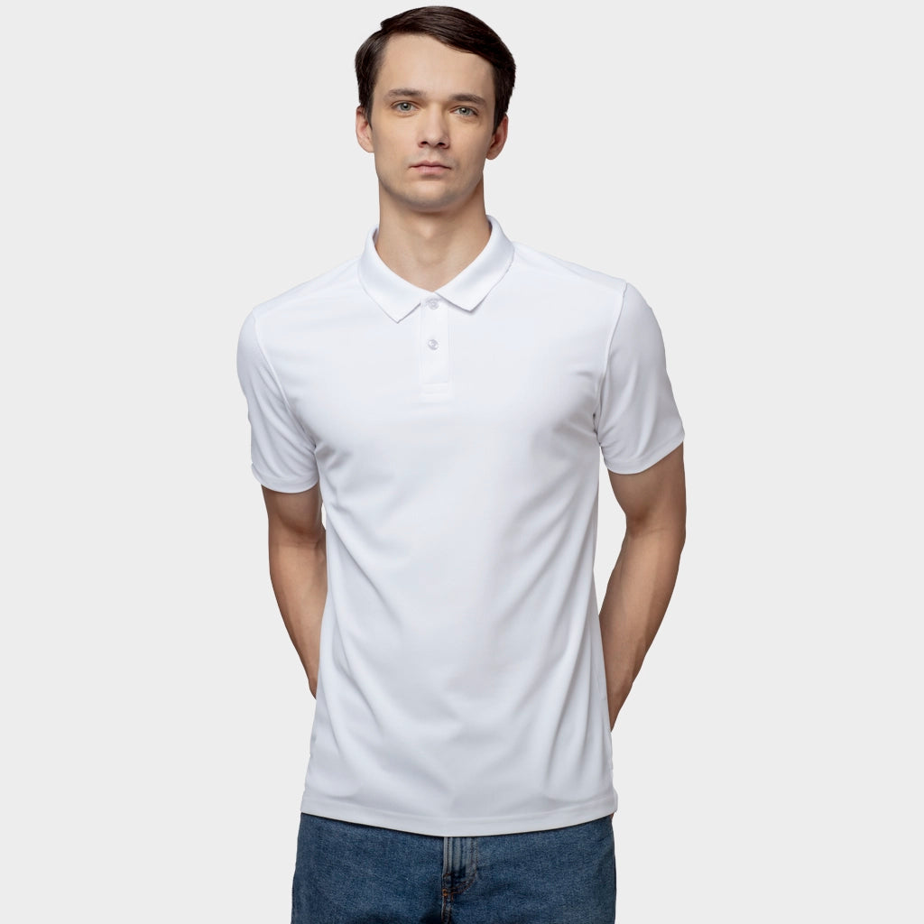 Men's Performance Polo - White