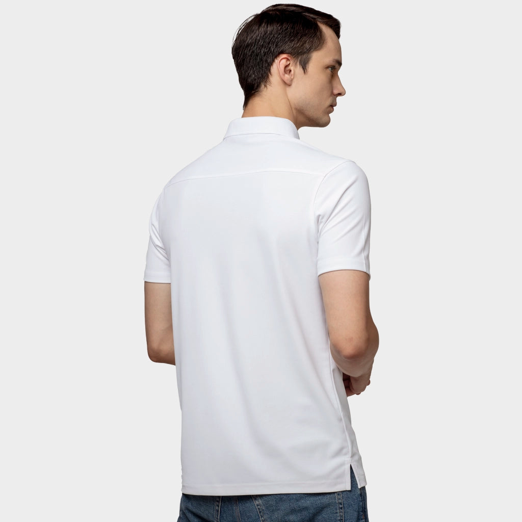 Men's Performance Polo - White